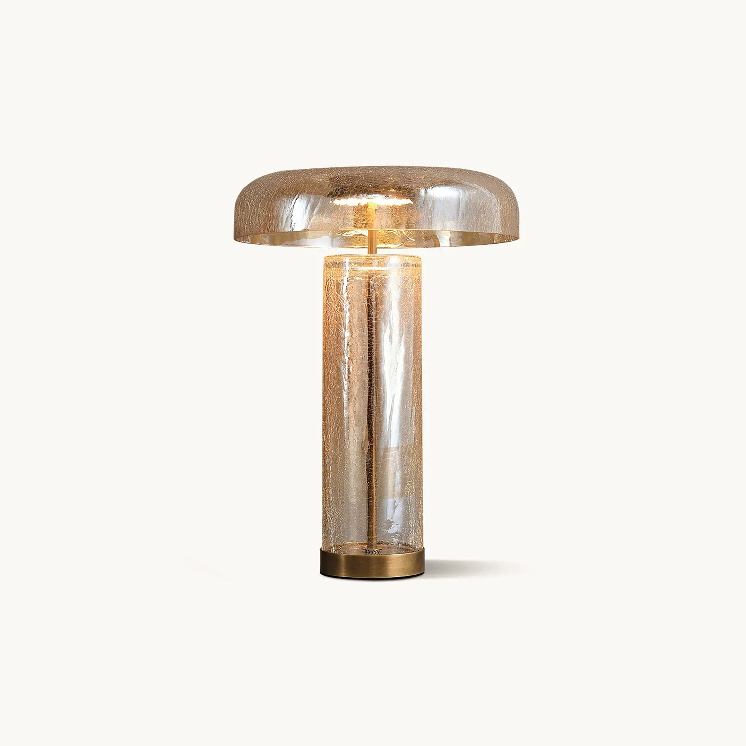Quality Glacier Crackle Table Lamp Original