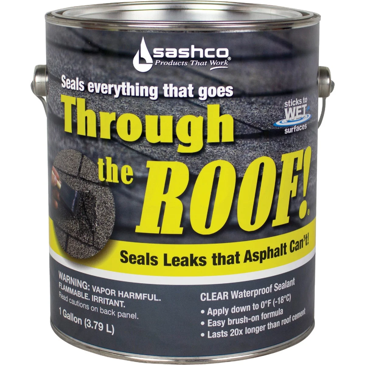 Effective Through The Roof 1 Gal. VOC Cement Patching Sealant Authentic