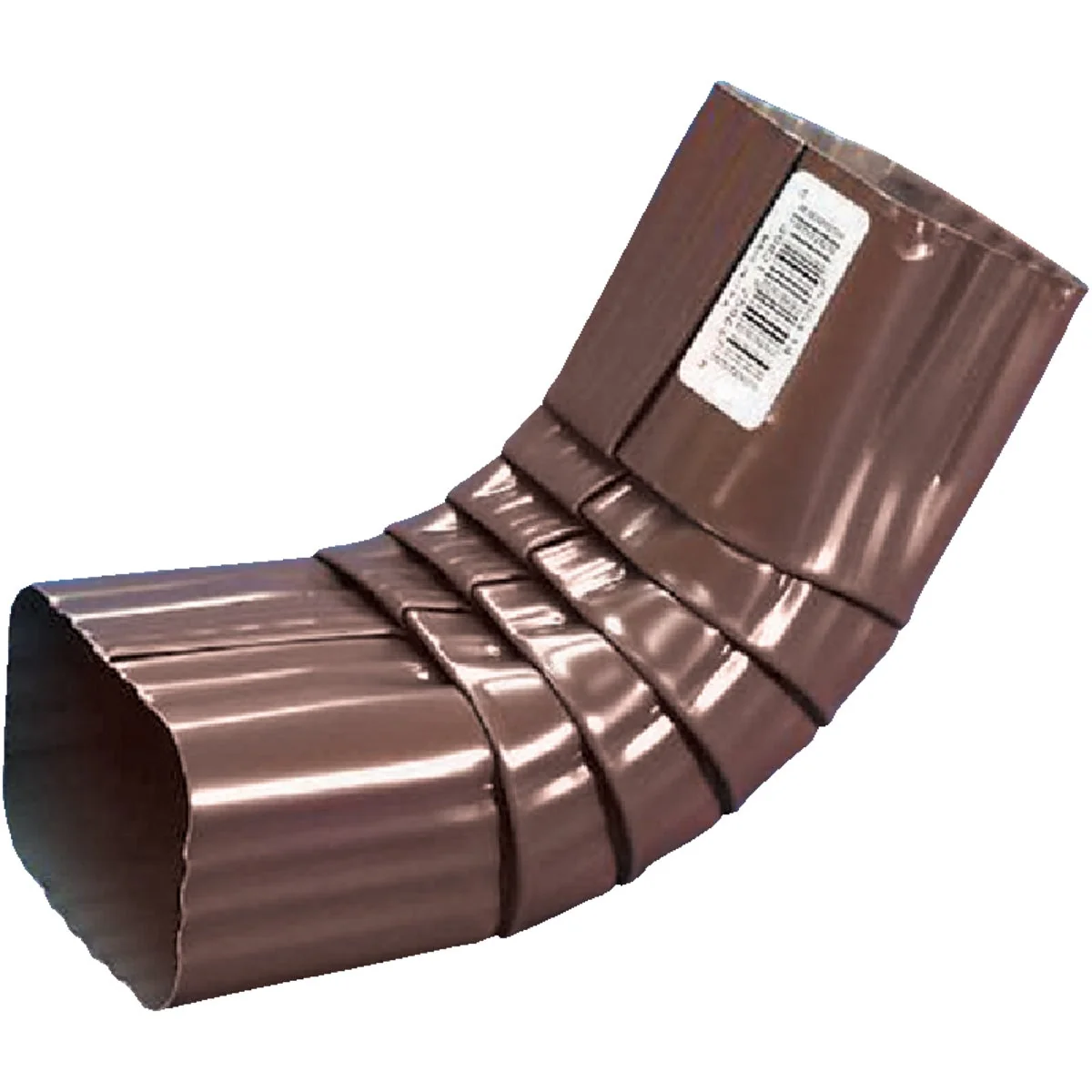 Unique Amerimax 2 x 3 In. Galvanized Brown Front Downspout Elbow Functional