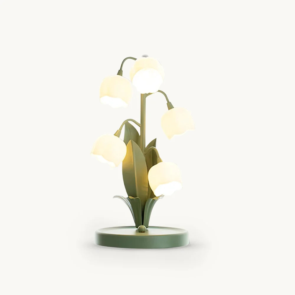 Innovative Green Lily Table Lamp Fine