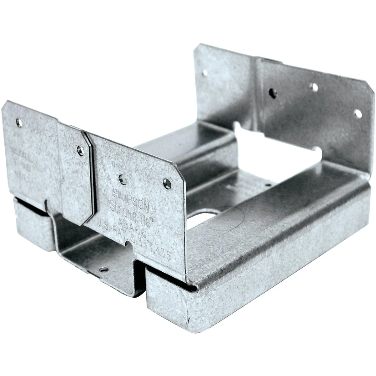 Eco-Friendly Simpson Strong-Tie 6 In. x 6 In. 14 ga Z-Max ABA Post Base Luxury