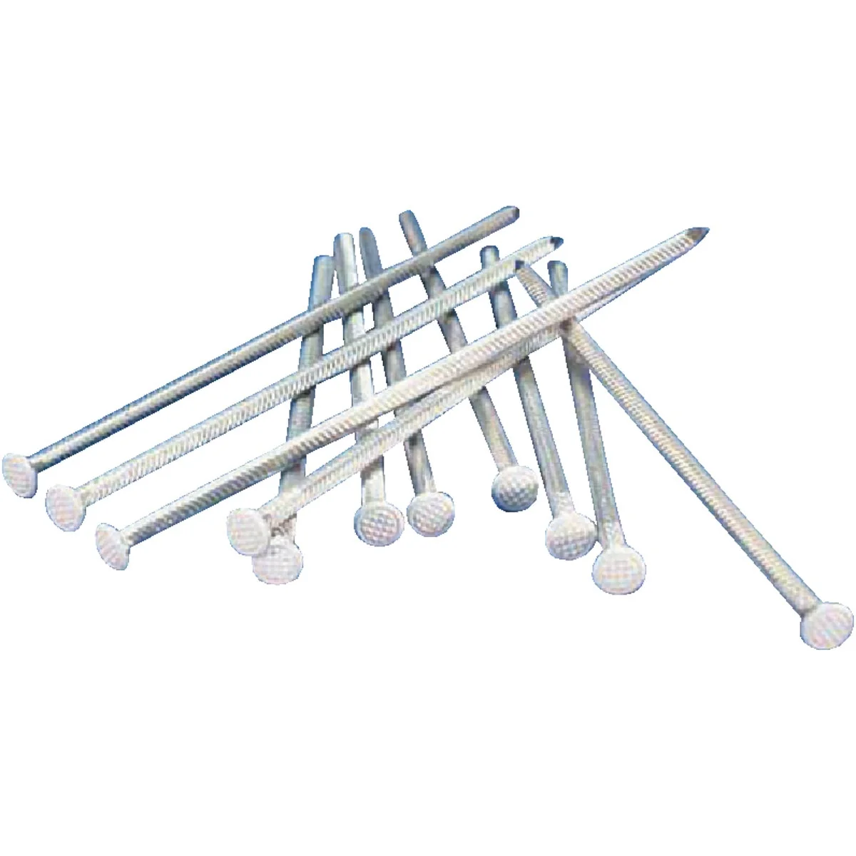 Practical 7 In. White Aluminum Gutter Spike 500-Pack Sustainable