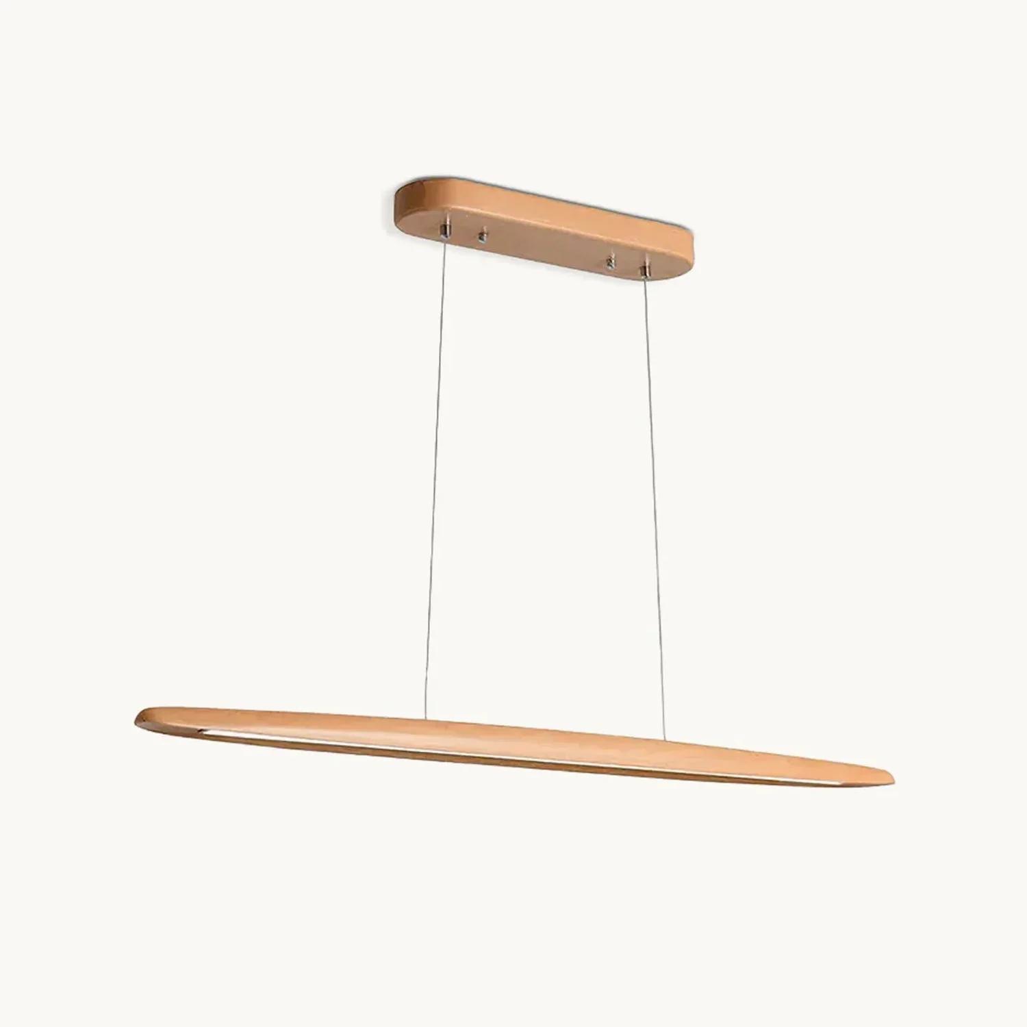 Elite Wood Horizontal Pendant Light Fine Crafted