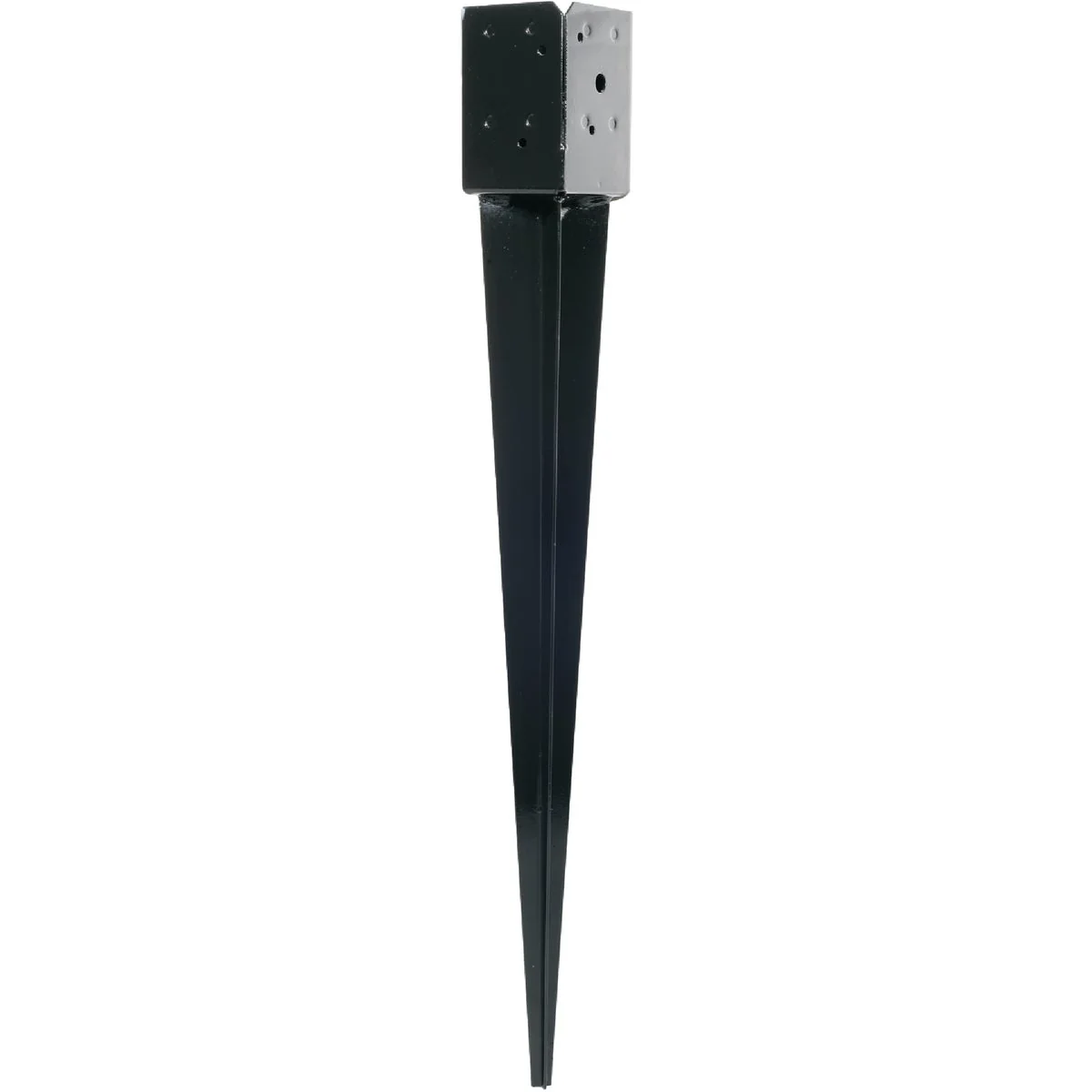 Innovative Simpson Strong-Tie E-Z Spike Steel Black Powder-Coated Fence Post Spike High-End