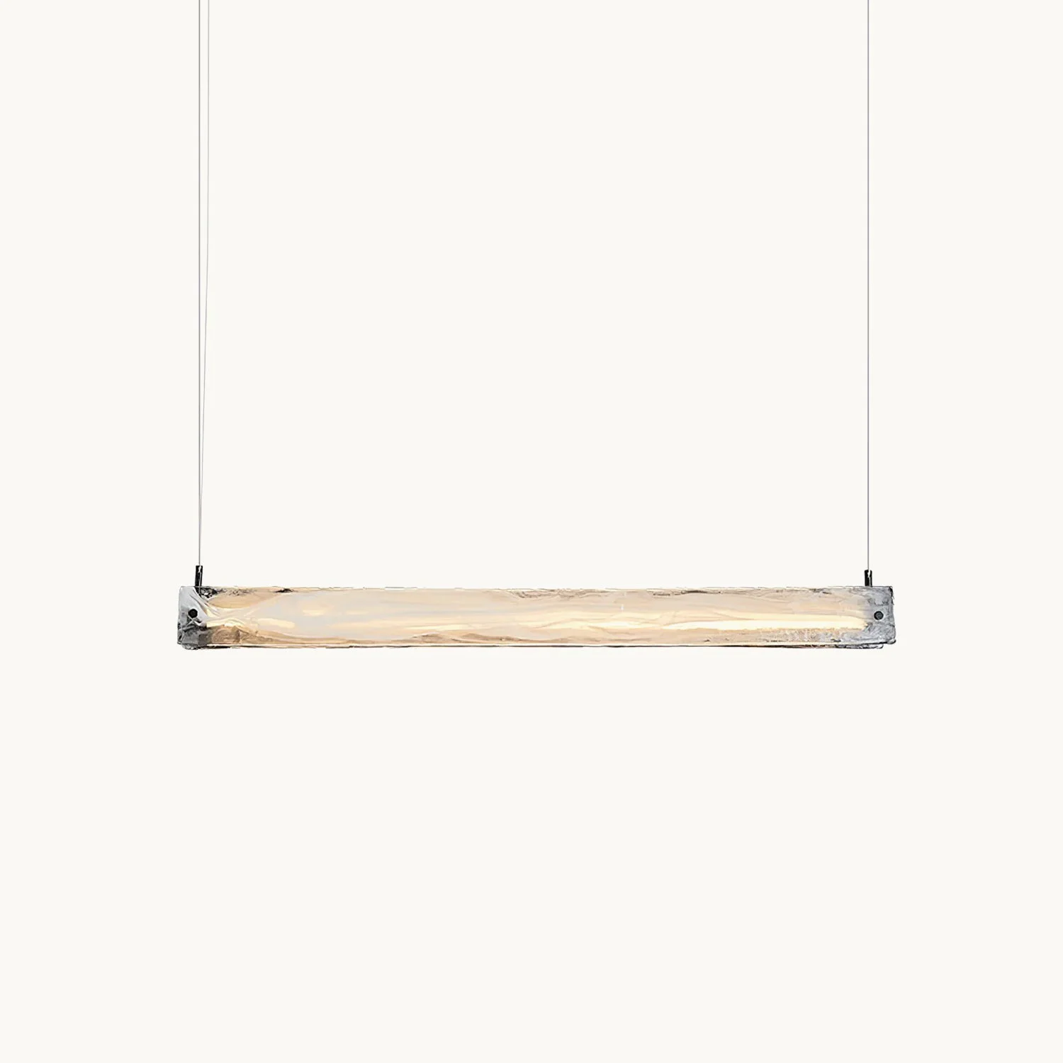 Carefully Designed Saanen Linear Pendant Light Artisan