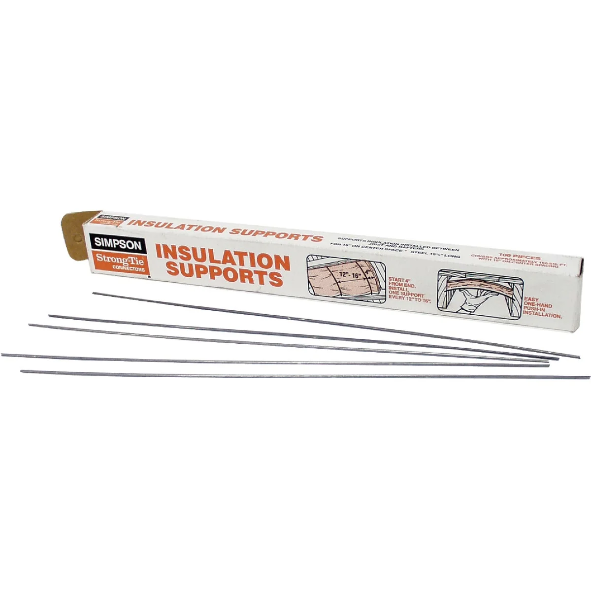Unique Simpson Strong-Tie 16 In. 14-Gauge Insulation Support Soft