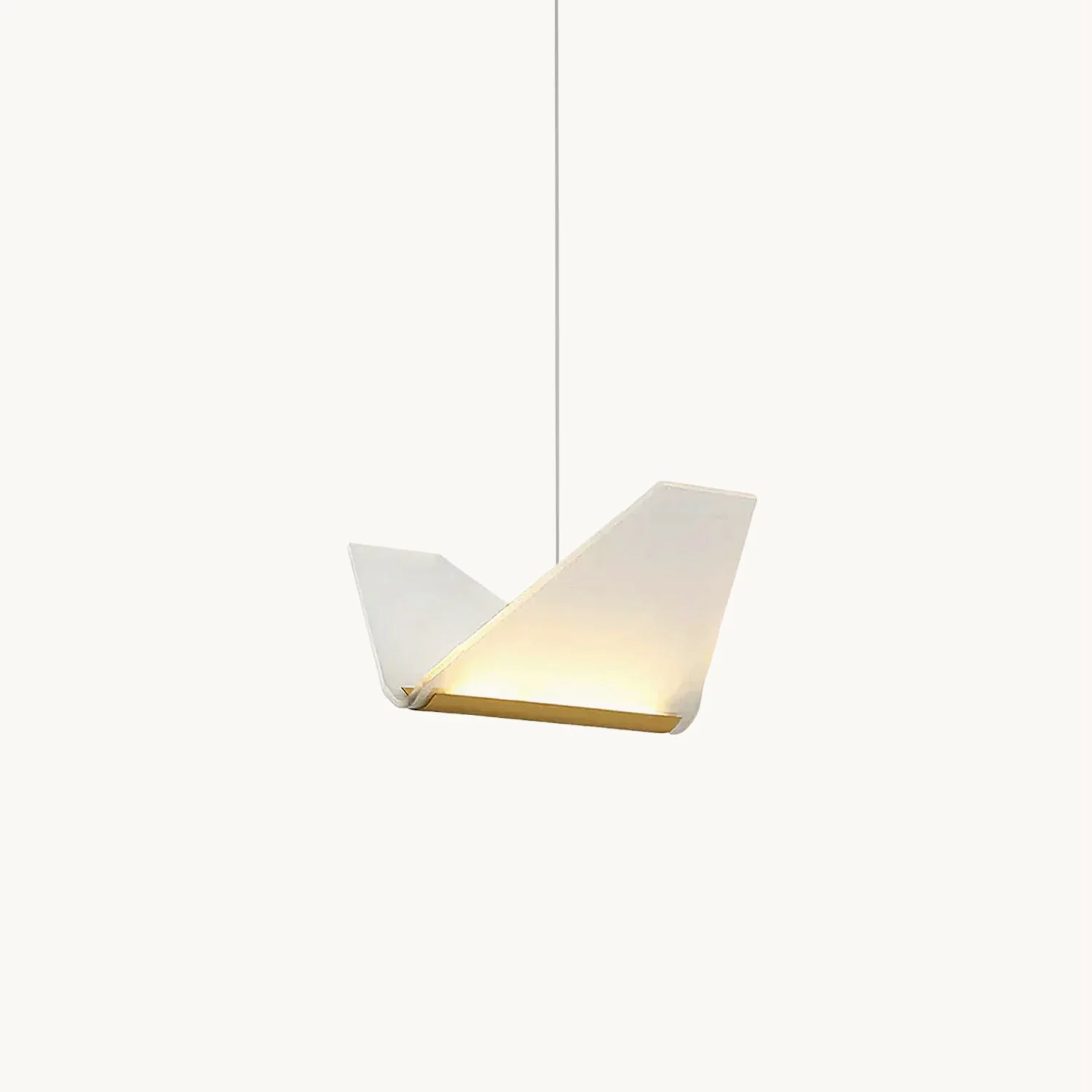 Natural Wing Pendant Lamp Green