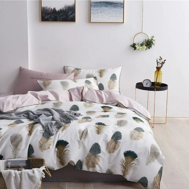 Safe Native Feathers Bedding Set Long-Lasting