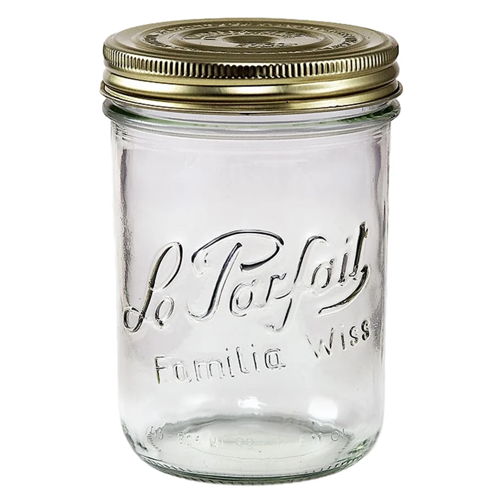 Exceptional Le Parfait French Mason Canning Glass Jar - 750ml Recyclable