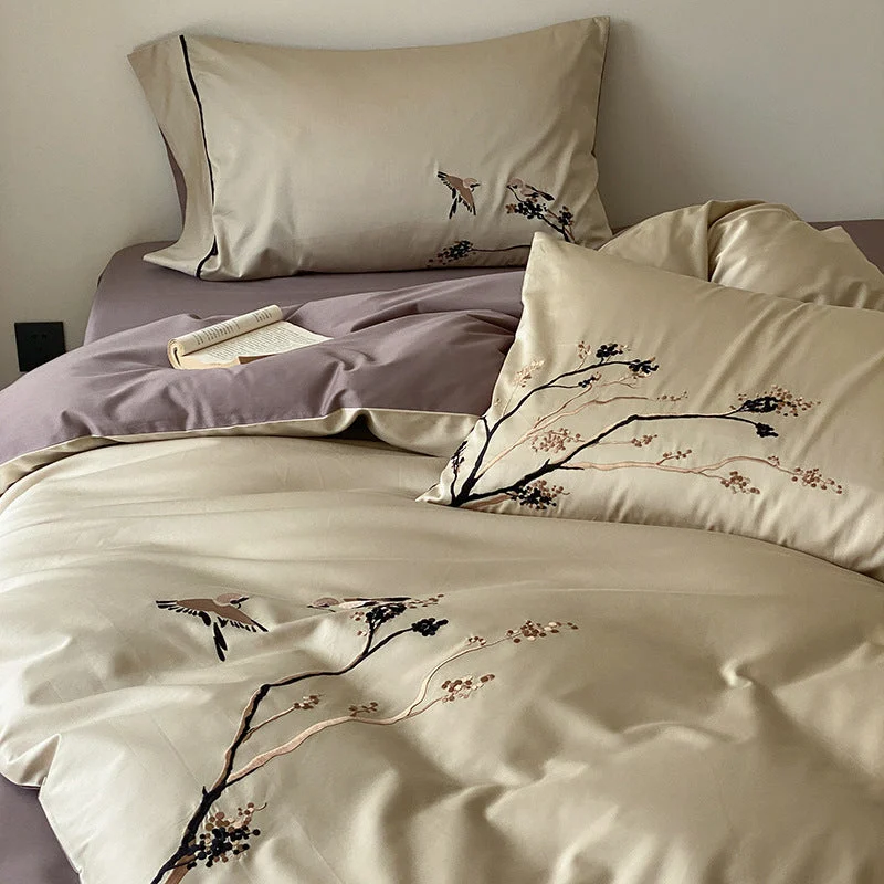 Proven Chinese Serenity Bedding Set Relaxed
