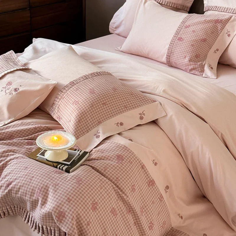 Sustainable Rose Diary Bedding Set Breathable