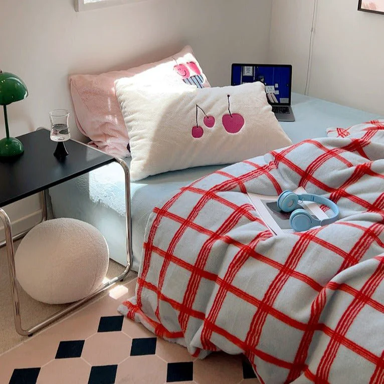 Comfortable Mint Cherry Bedding Set Top-Quality
