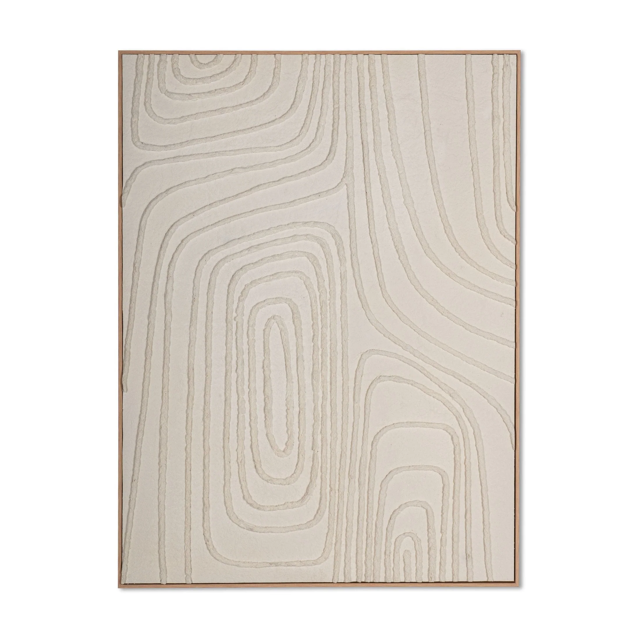 Advanced Silken Frost I Hand Painted Canvas Stylish