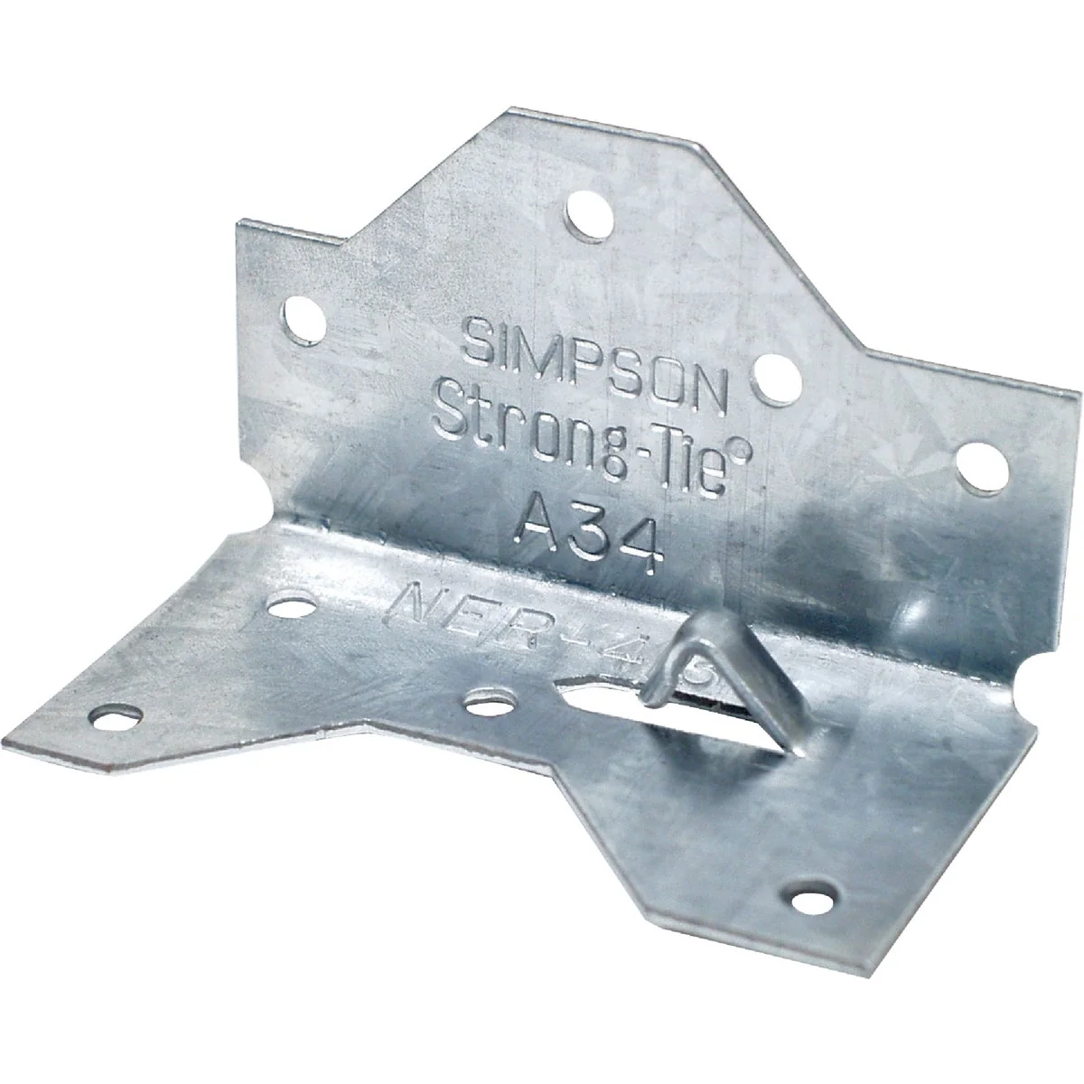 Top-Quality Simpson Strong-Tie Galvanized Steel 18 ga Framing Angle Certified