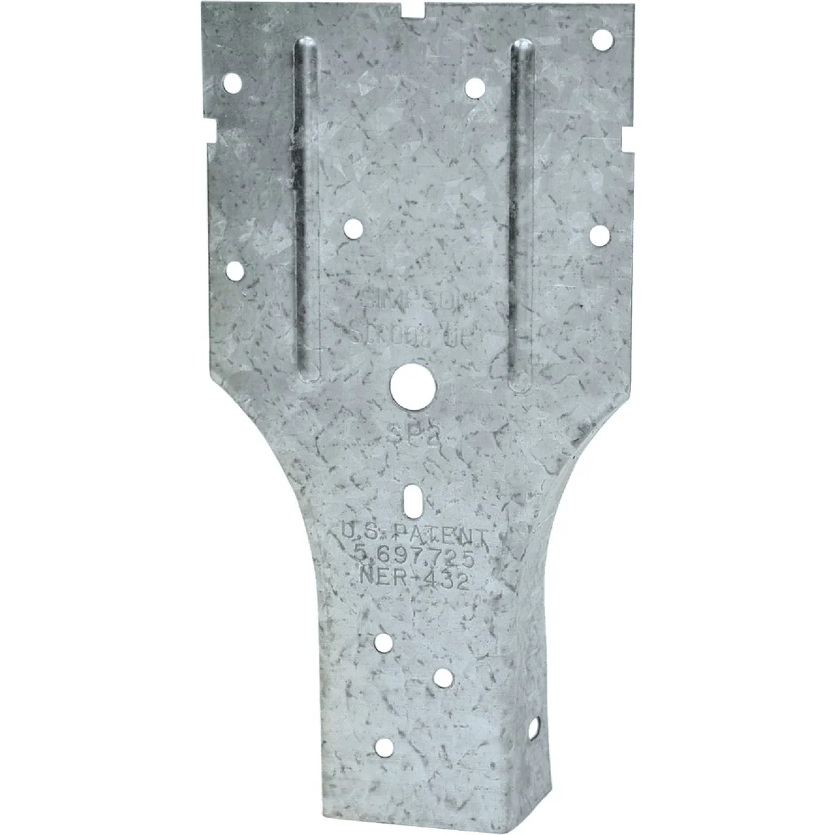 Organic Simpson Strong-Tie 6-5 8 In. Galvanized Steel 20 ga Stud Plate Tie Dependable