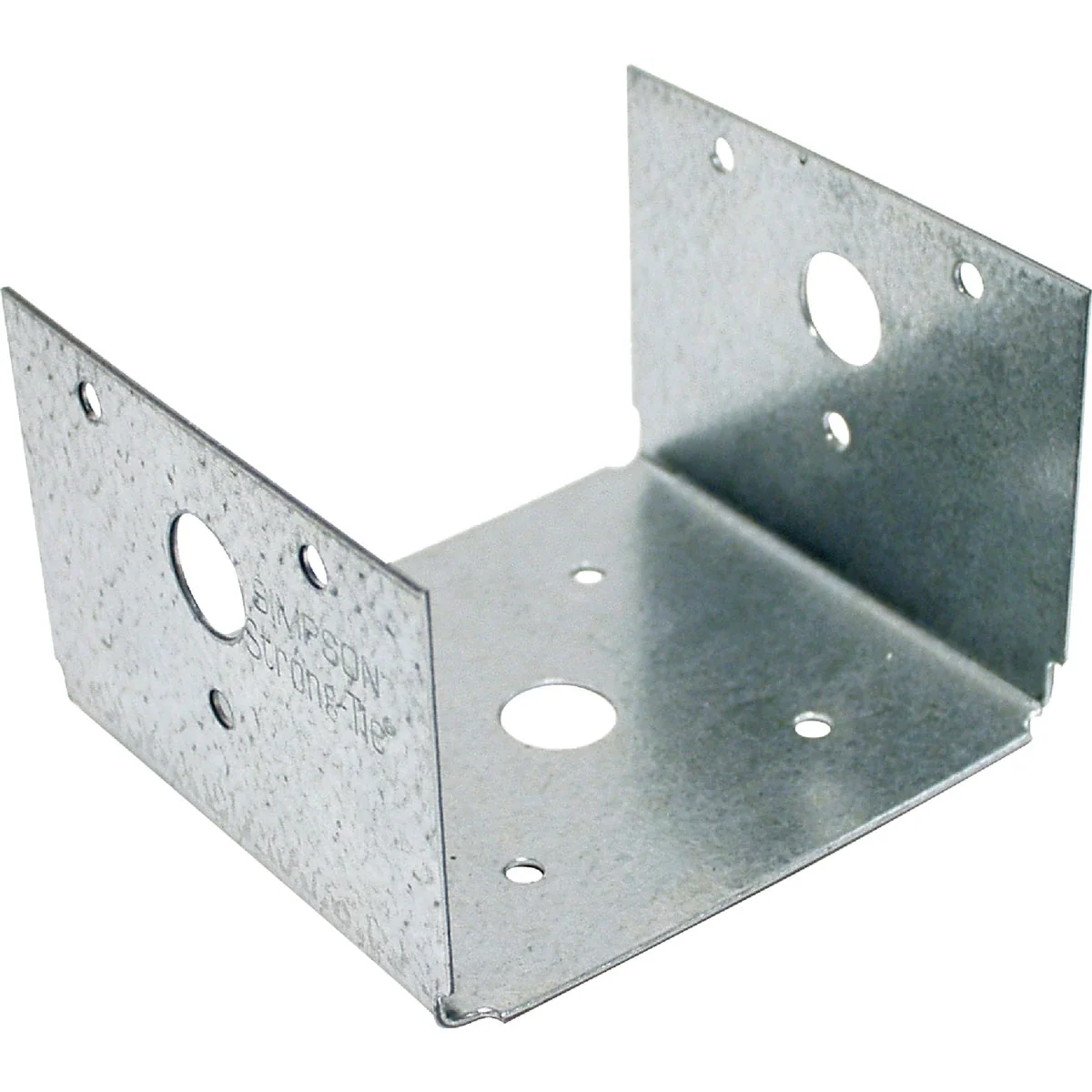 Luxury Simpson Strong-Tie 4 In. x 4 In. 18 ga Galvanized Post Cap Half Base Functional