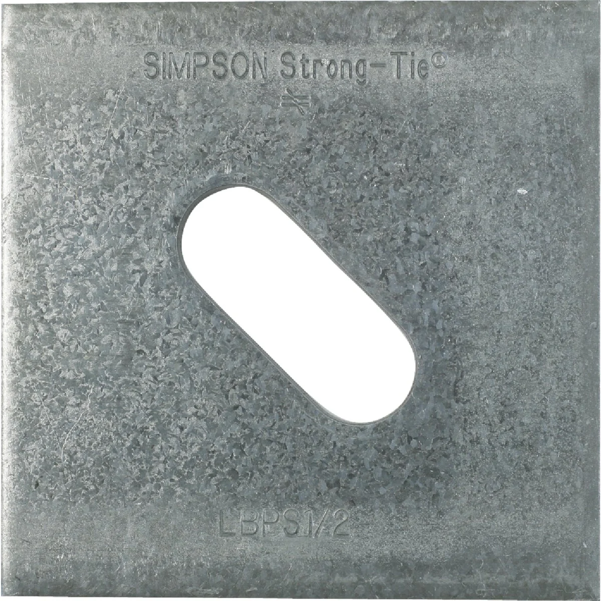 Proven Simpson Strong-Tie 1 2in. x 3 in. Steel Galvanized Slotted Bearing Plate World-Class
