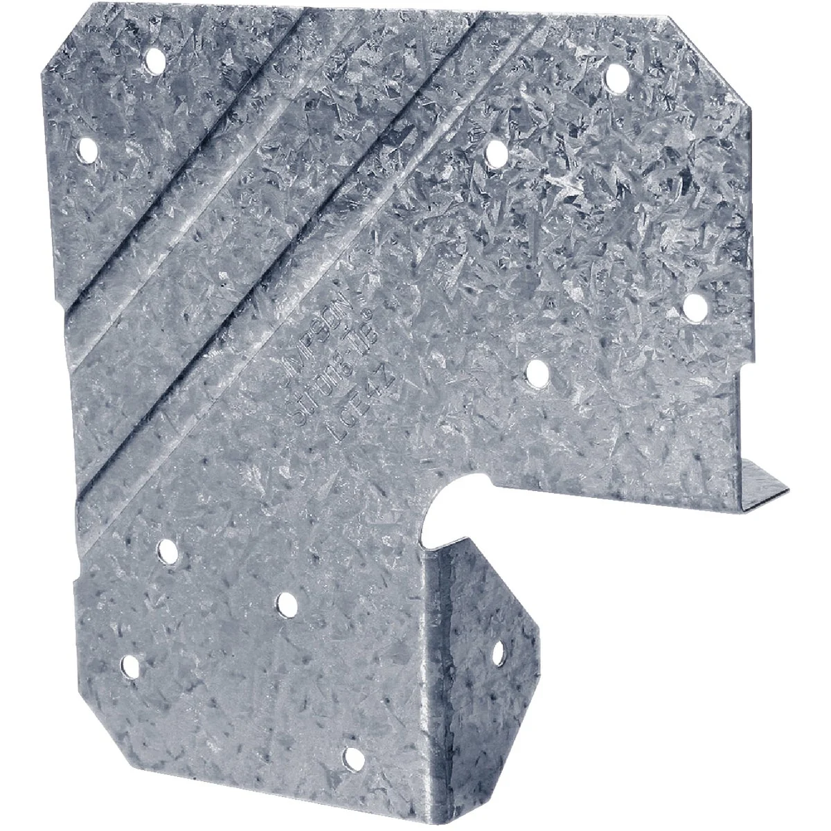 Smooth Simpson Strong-Tie 6x 18 ga Galvanized Adjustable Post Cap First-Class