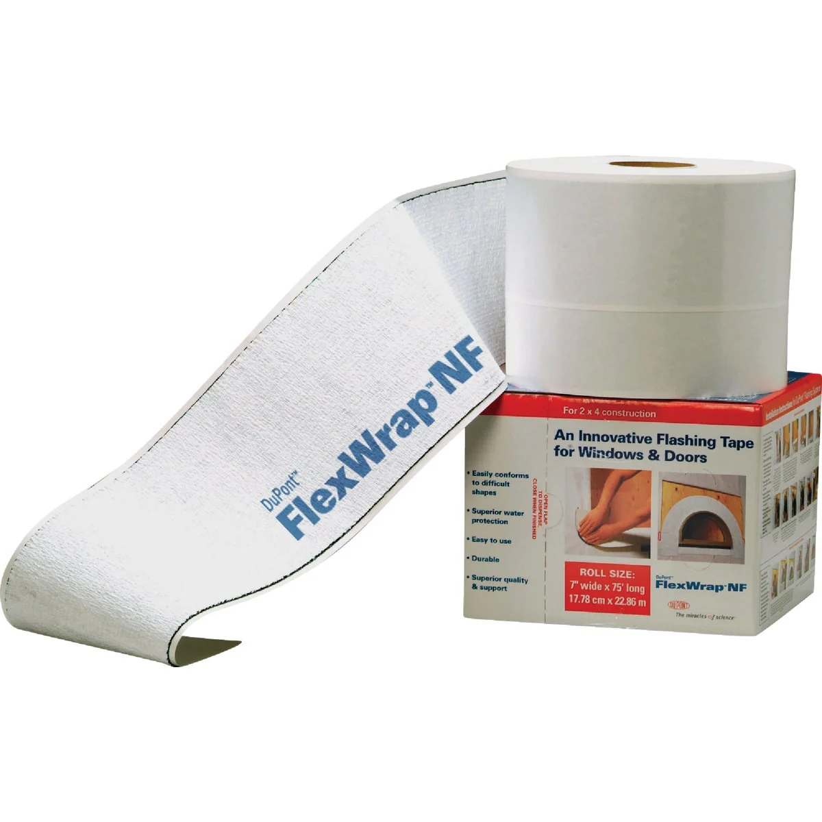 Green Dupont Flexwrap NF 6 In. x 75 Ft. Tape Secure