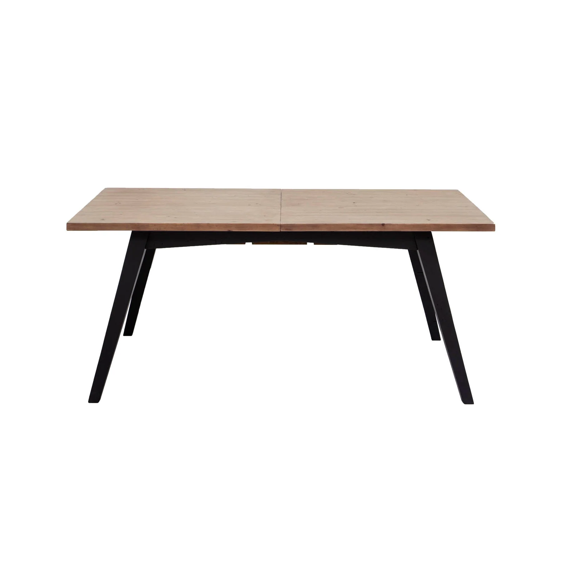 Versatile Frodo Extension Dining Table - Sundried Wheat - Matte Black Proven