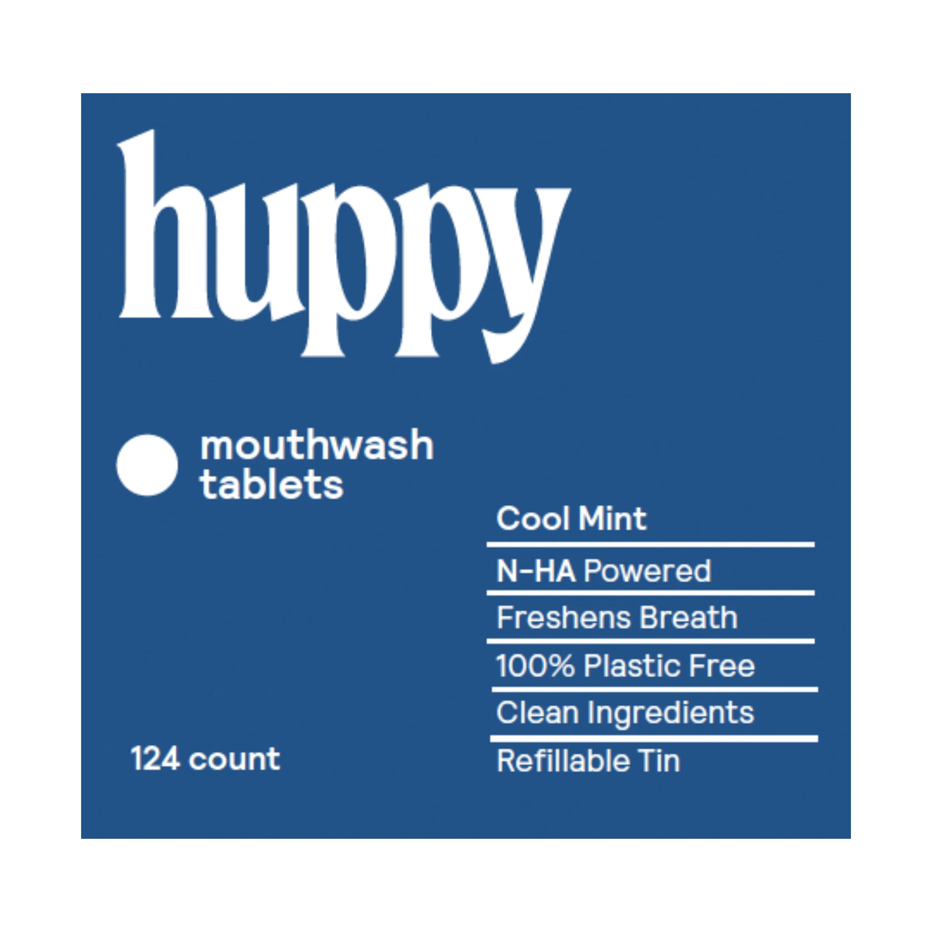 Eco-Friendly Huppy Mouthwash Tablets Effective