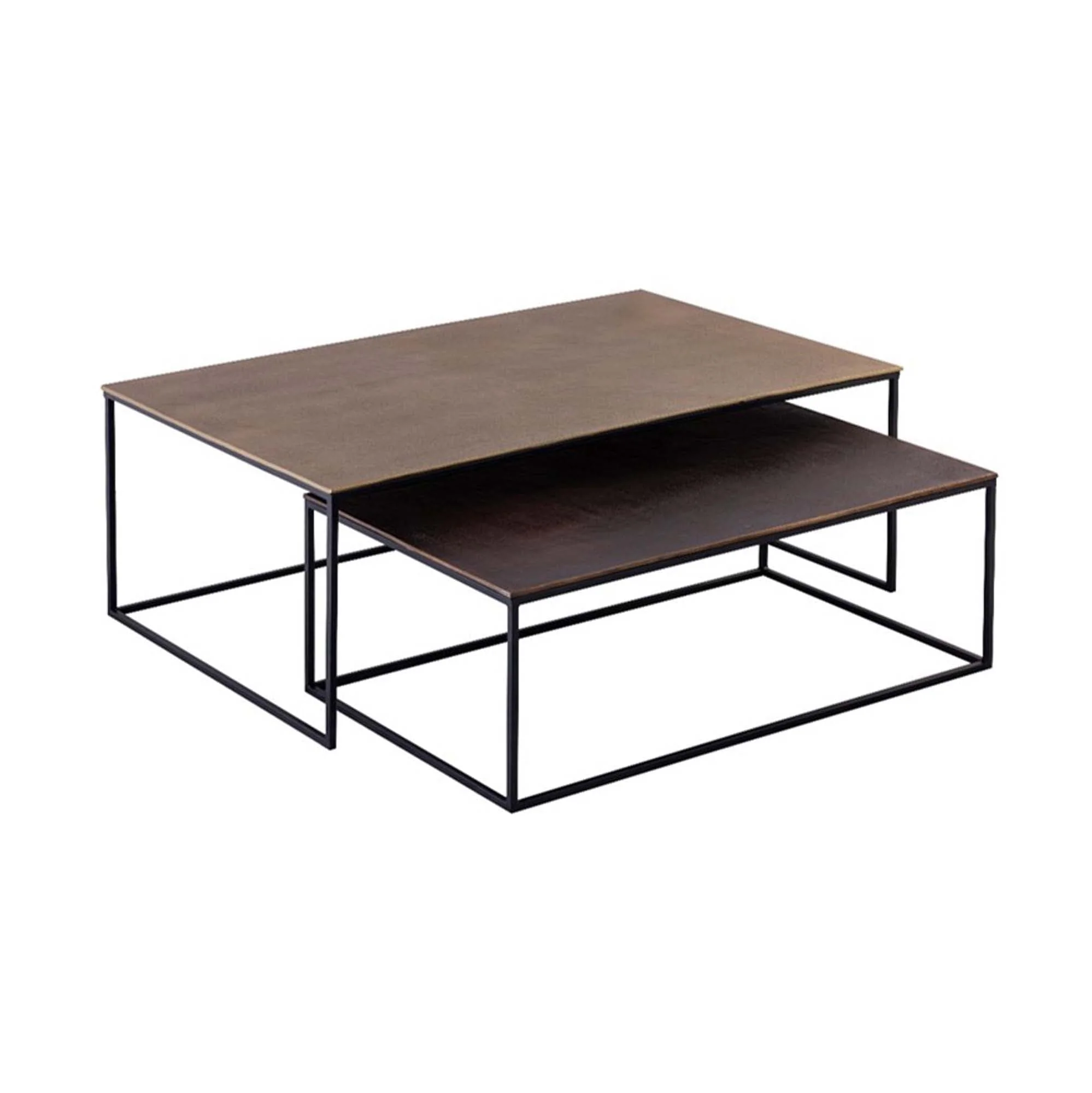 Crafted Sona Nesting Tables Set of 2 Authentic