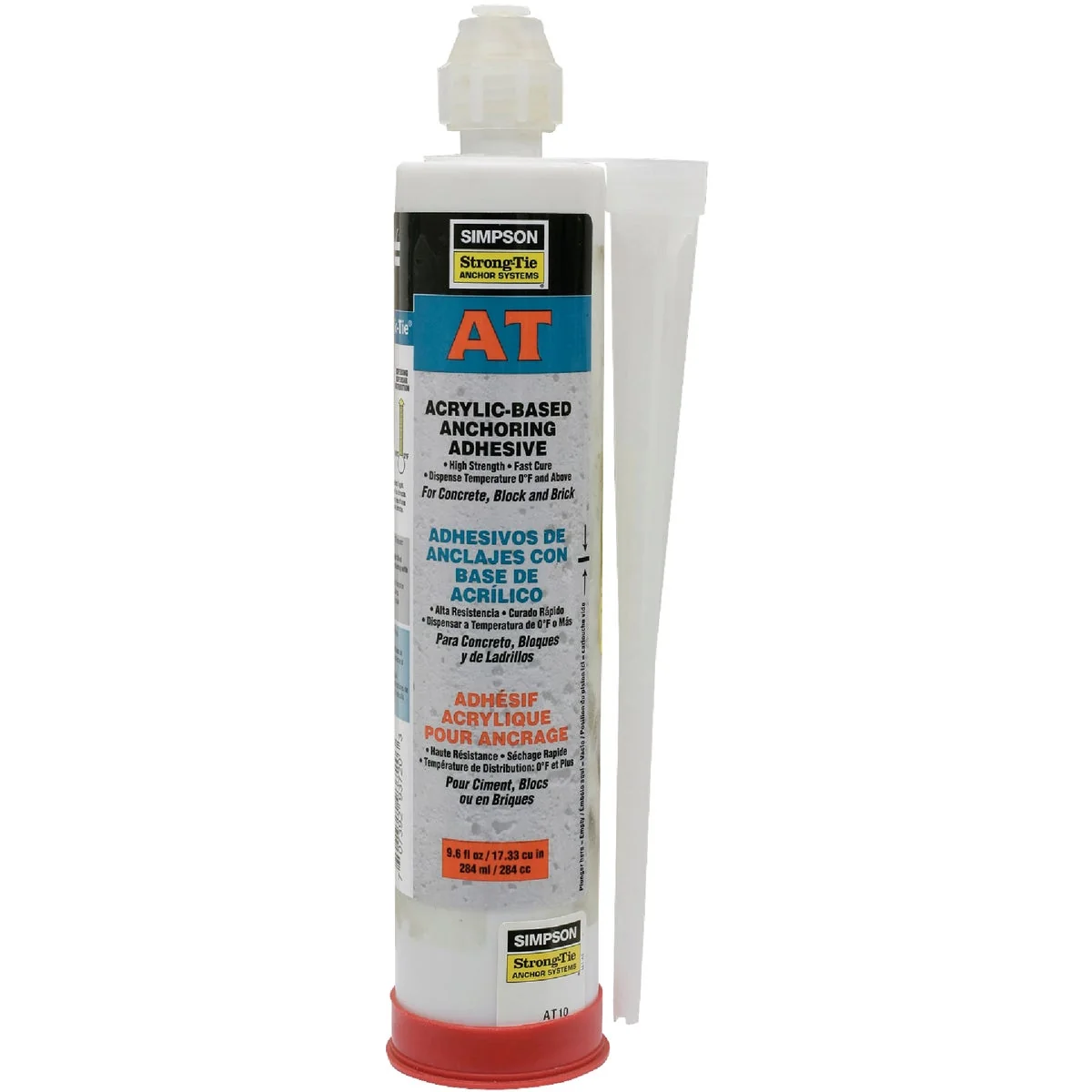 High-End Simpson Strong- Tie 9.4oz Acrylic Adhesive Smart