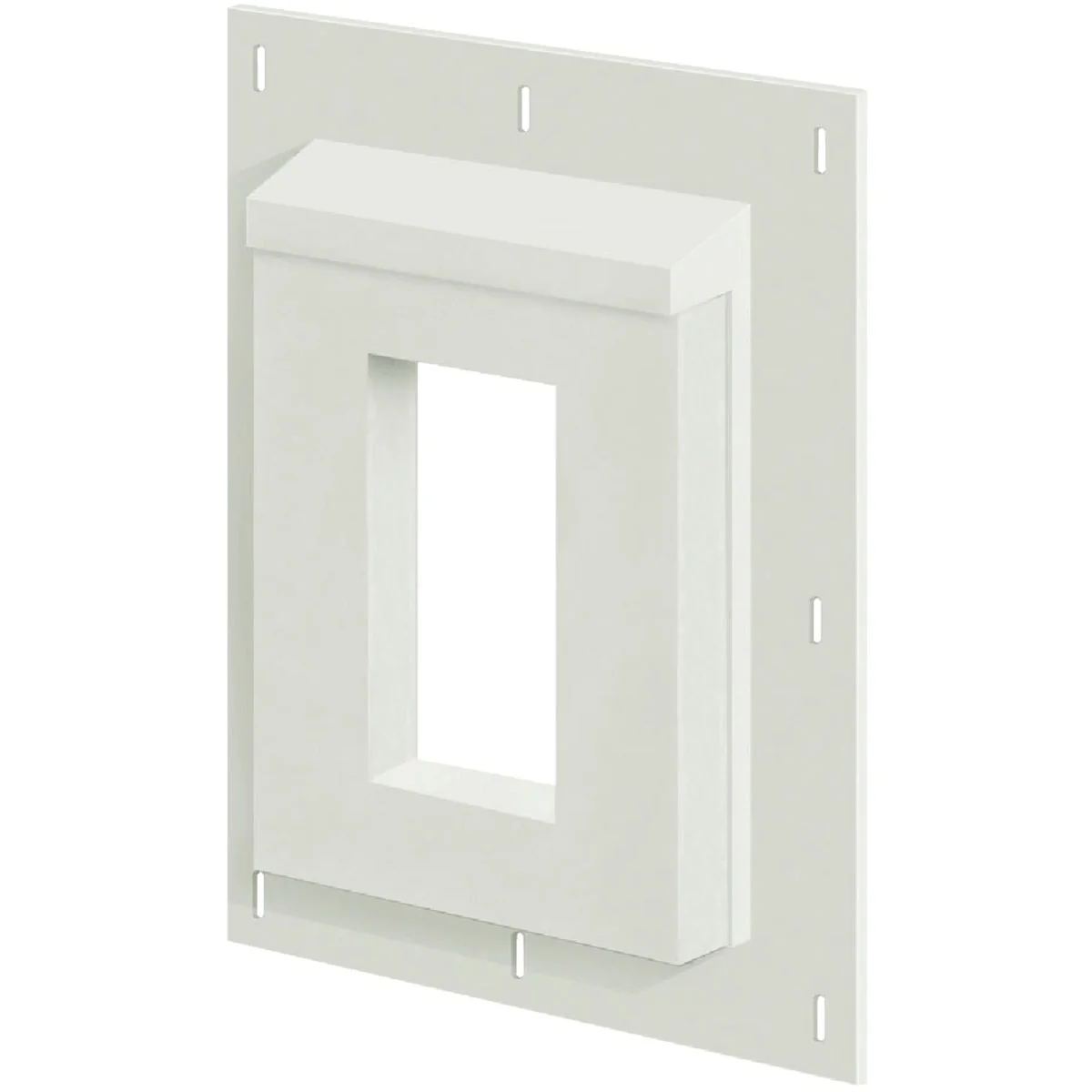 Official Builders Edge Sturdimount 6 x 8-1 2 Trim White Paintable Fiber Cement Mounting Blocks Dependable