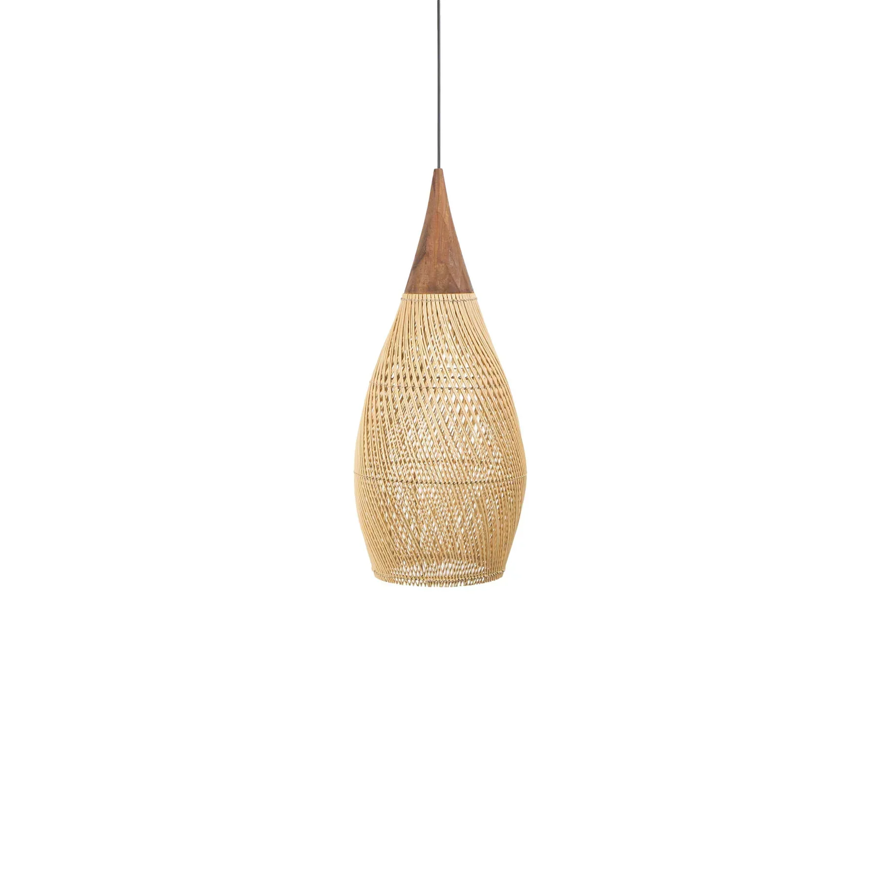 Verified D-Bodhi Horn Pendant Large - Natural Modern