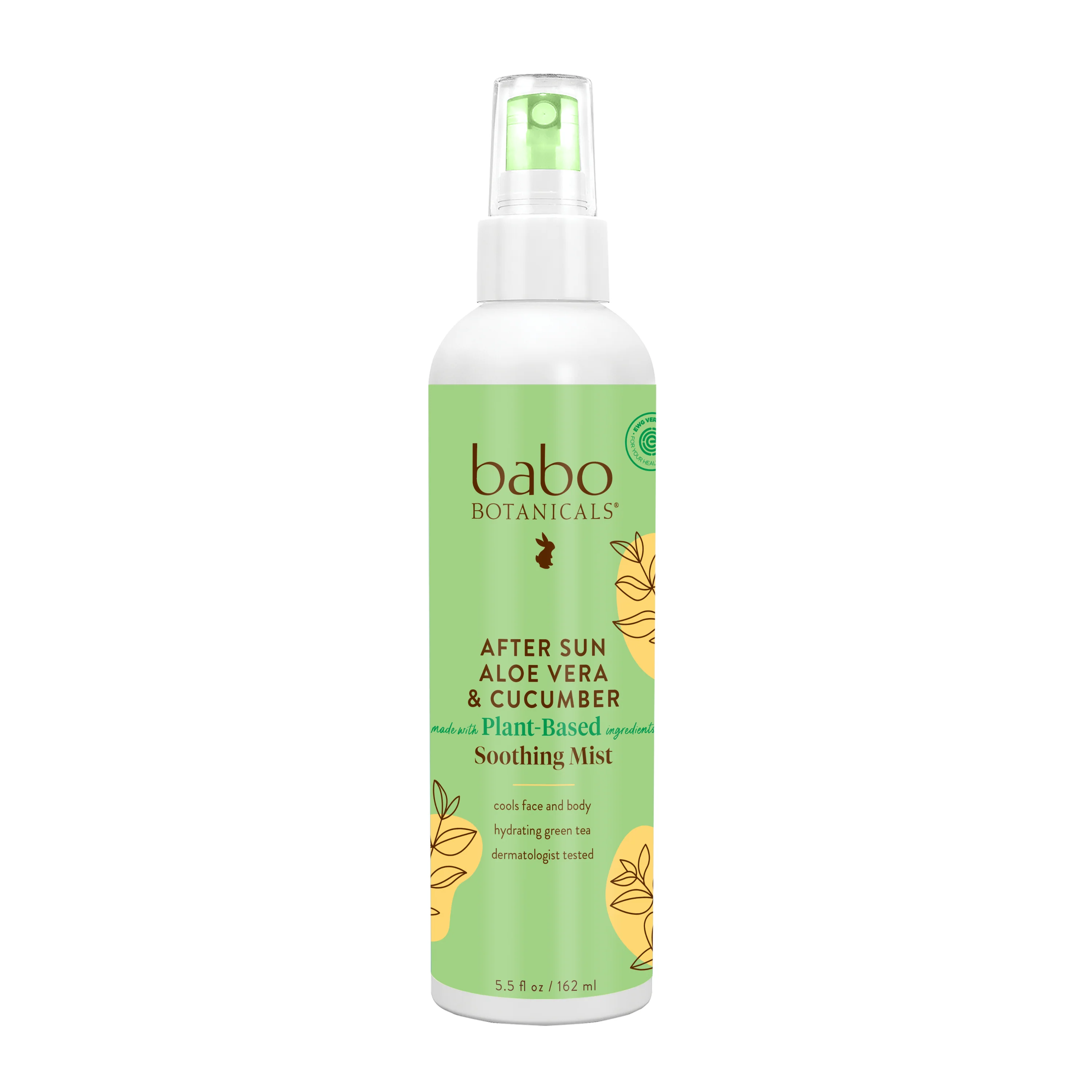 Casual Babo Botanicals After Sun Aloe Vera Cucumber Soothing Mist Solid