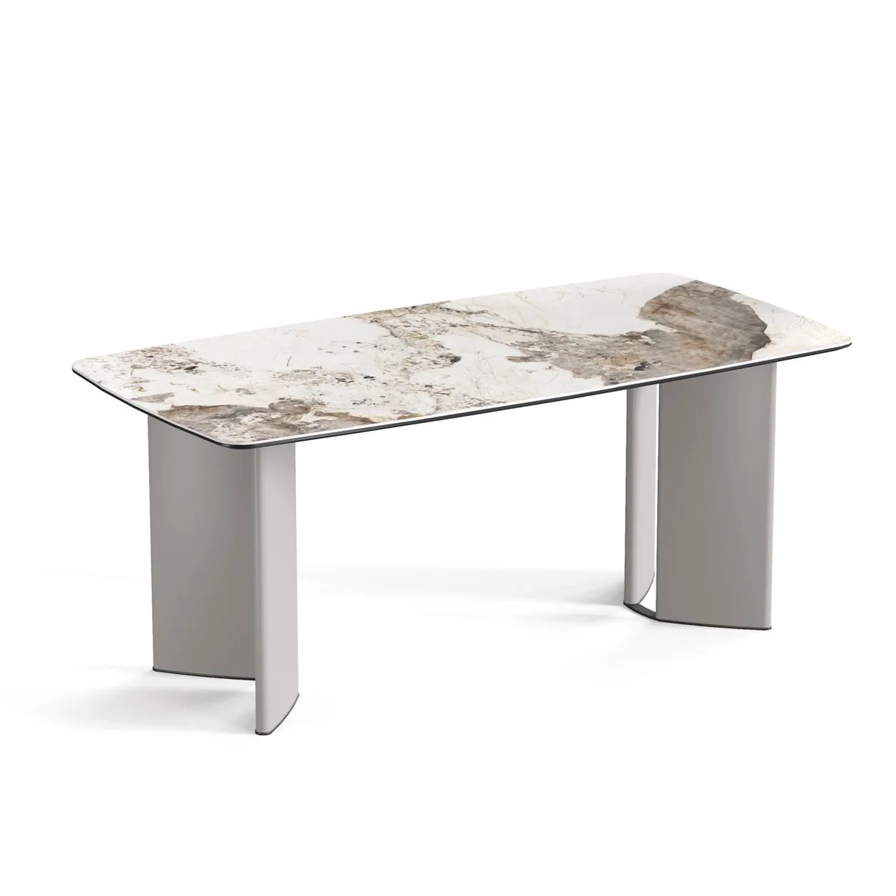 Artisan Yuki 71 Ceramic Top Dining Table - Large Sophisticated