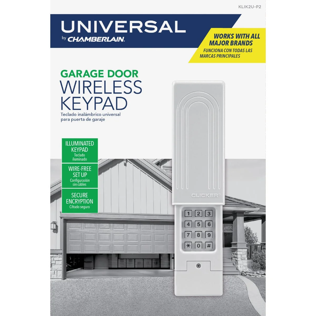 Unique Chamberlain Clicker Universal Keypad Wireless Keyless Entry High-Performance