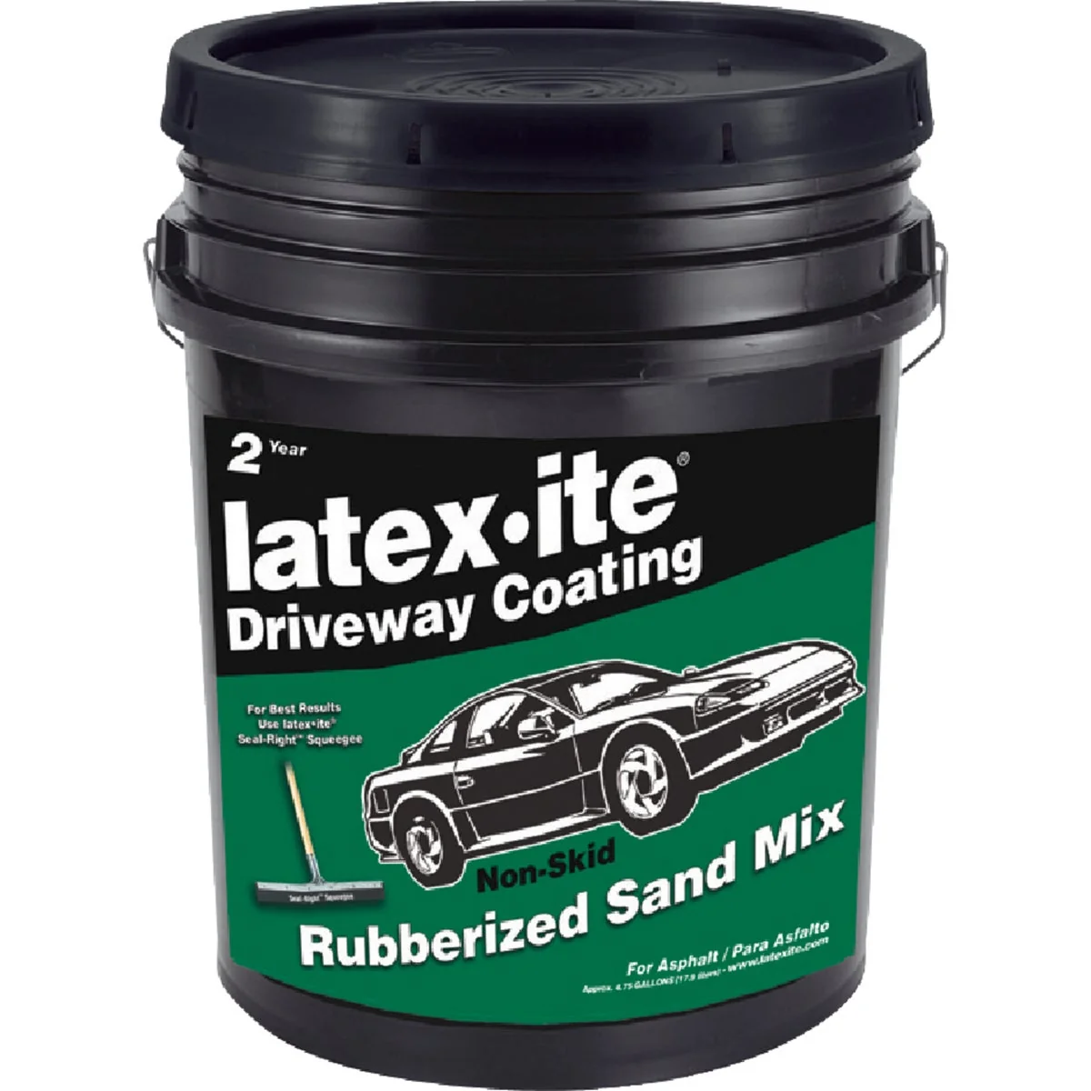 Fast Latex-ite 4.75 Gal. Sand Mix Driveway Sealer and Filler Breathable