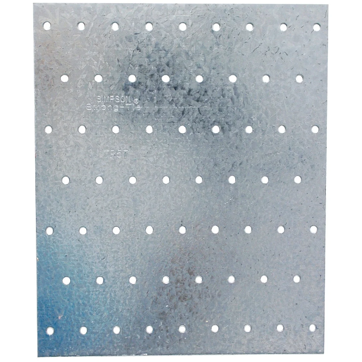 Contemporary Simpson Strong-Tie 5-3 4 in. W. x 7 in. L. Galvanized Steel 20 Gauge Tie Plate Top-Quality