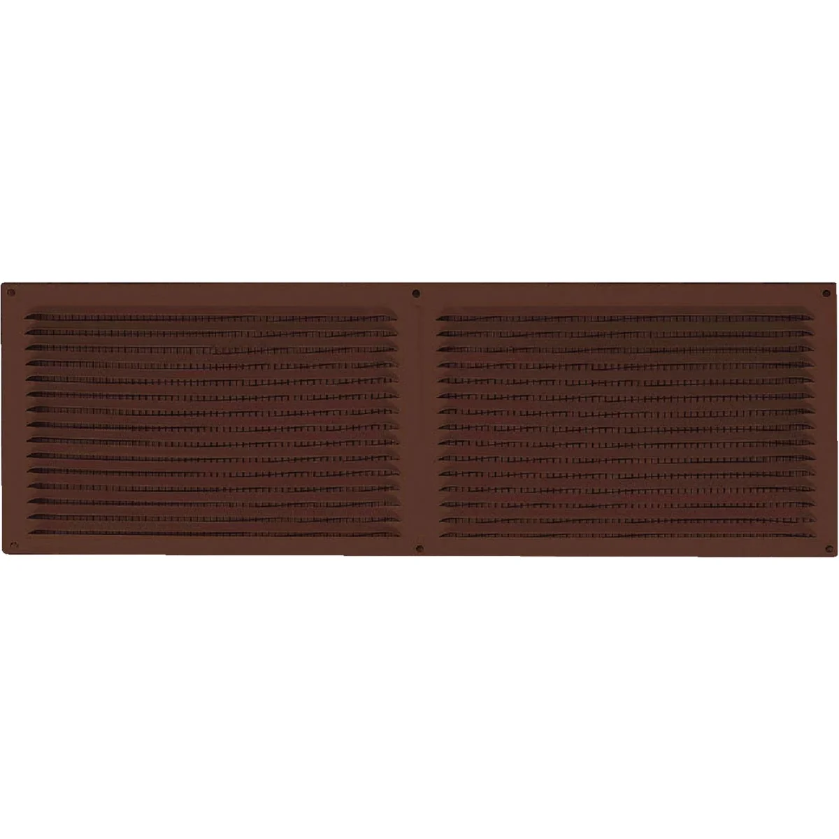 Consistent NorWesco 16 In. x 6 In. Brown Galvanized Soffit Ventilator Recyclable