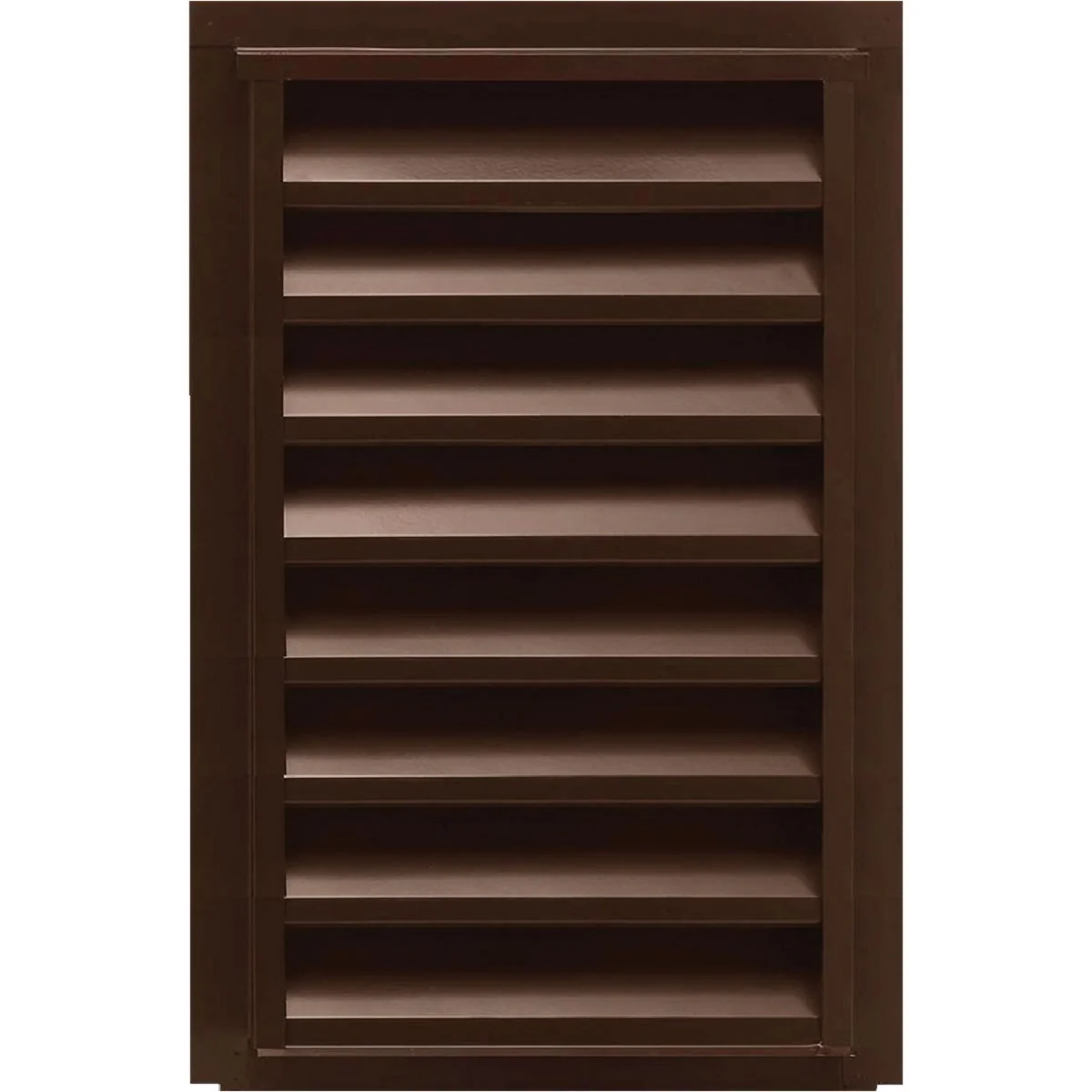 Crafted NorWesco 14 x 24 Rectangular Brown Gable Attic Vent Exclusive