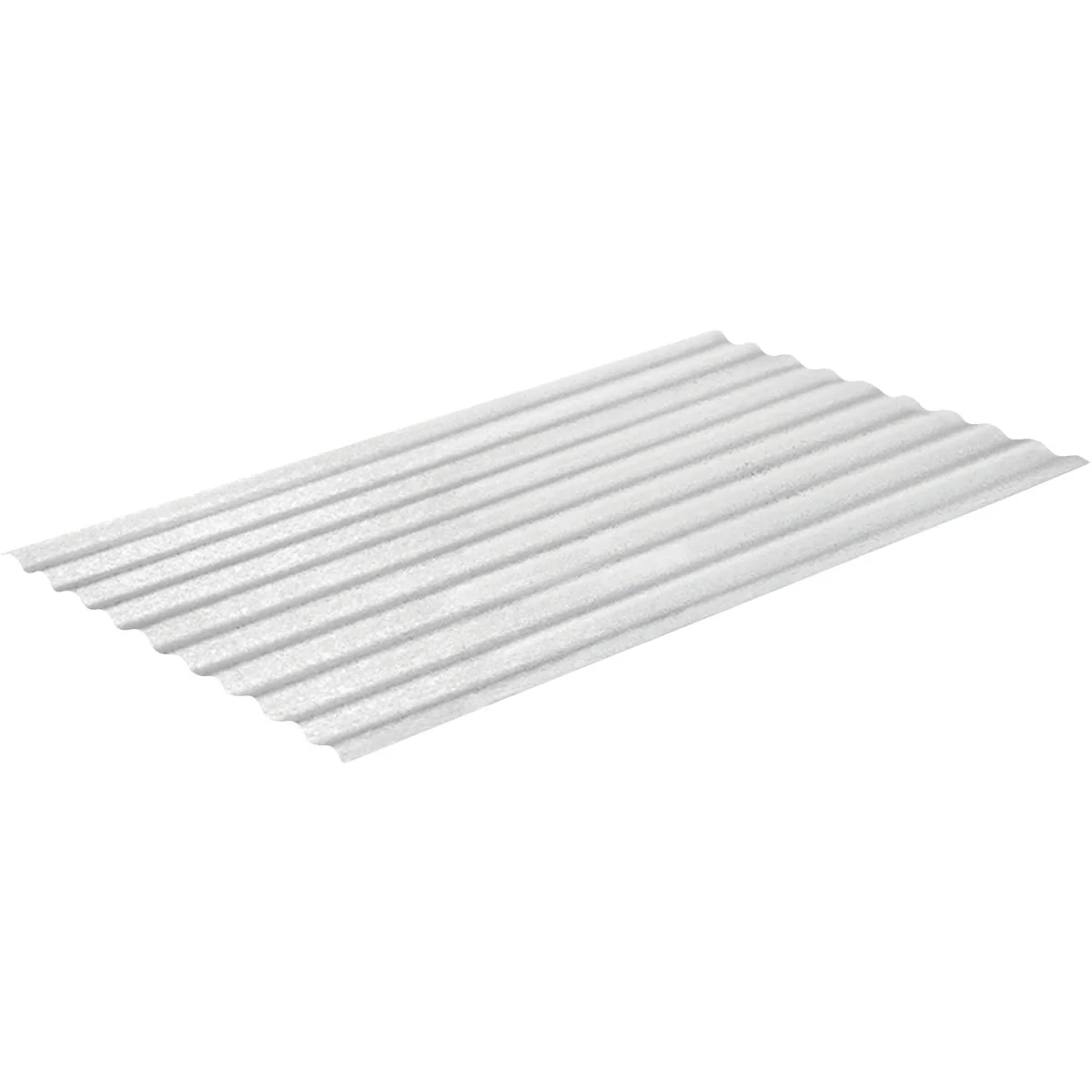 Durable Sequentia WeatherGlaze 26 In. x 12 Ft. Translucent Round 1-Sided Fiberglass Corrugated Panels Detailed