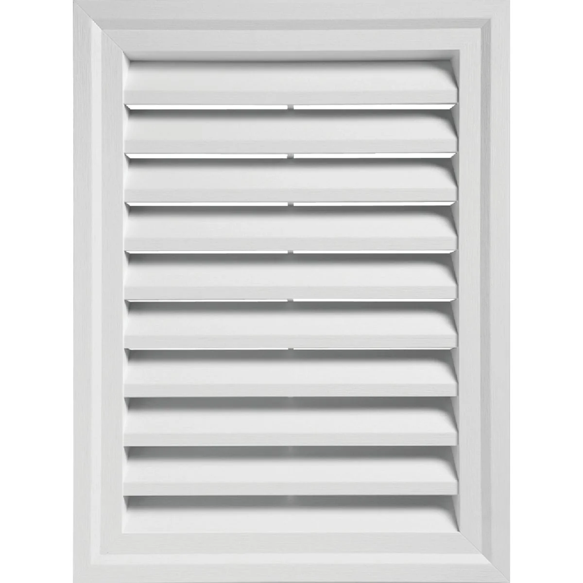 Casual Ply Gem 24 x 30 Rectangular White Gable Attic Vent Fashionable