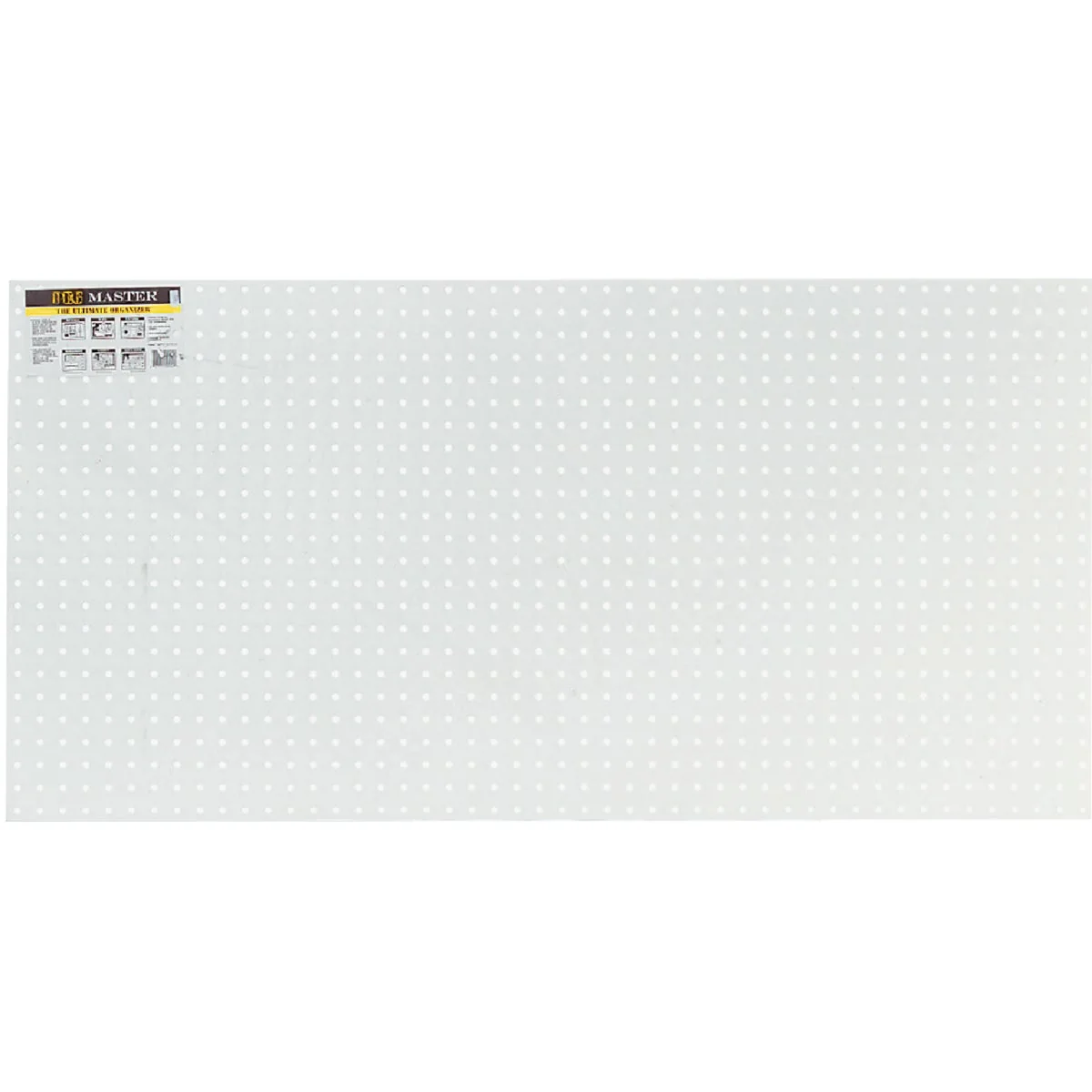 Professional Pegmaster 2 Ft. x 4 Ft. x 1 4 In. White Plastic Pegboard Exceptional