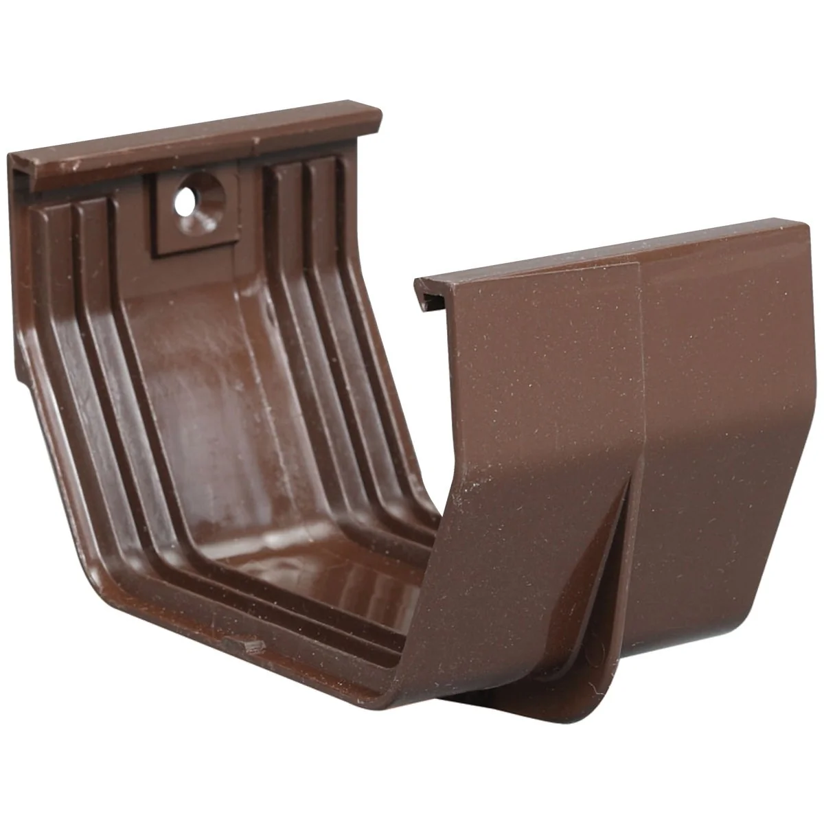 Practical Amerimax 5 In. Contemporary Brown Vinyl Gutter Slip Joint Connector Flexible