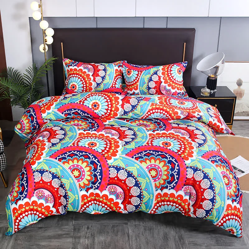 Fine Crafted Chic Boho Ethnic Style Bedding Set 3PCS Authentic