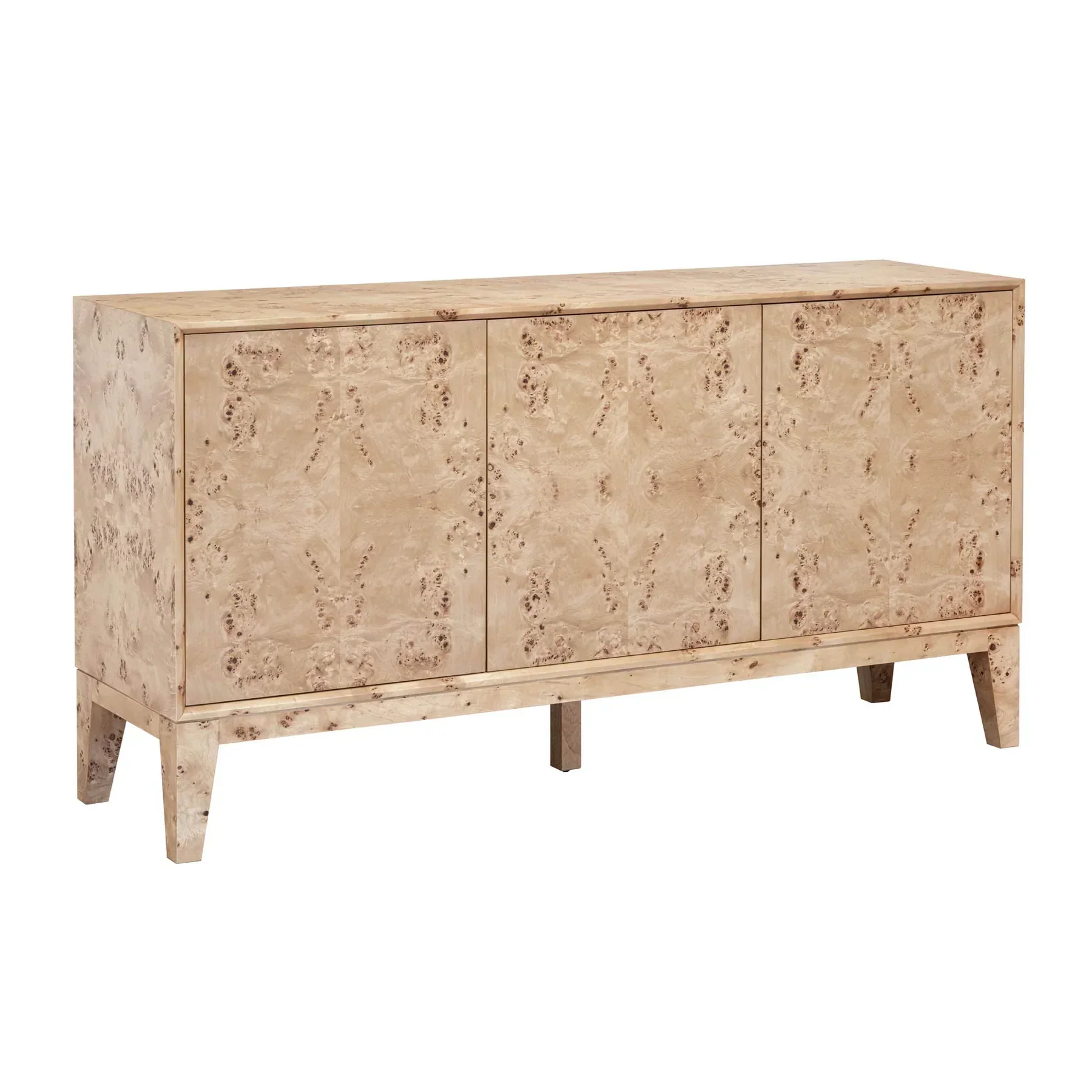 Advanced Mappa 3 Door Sideboard - Light Burl Premium