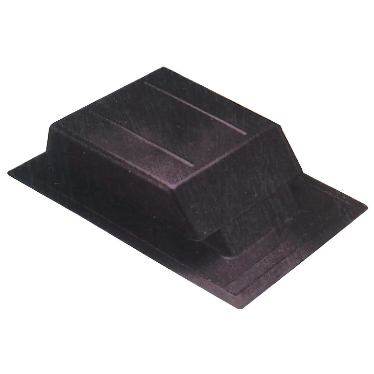 Luxury Airhawk 61 In. Black Plastic Slant Back Roof Vent Contemporary