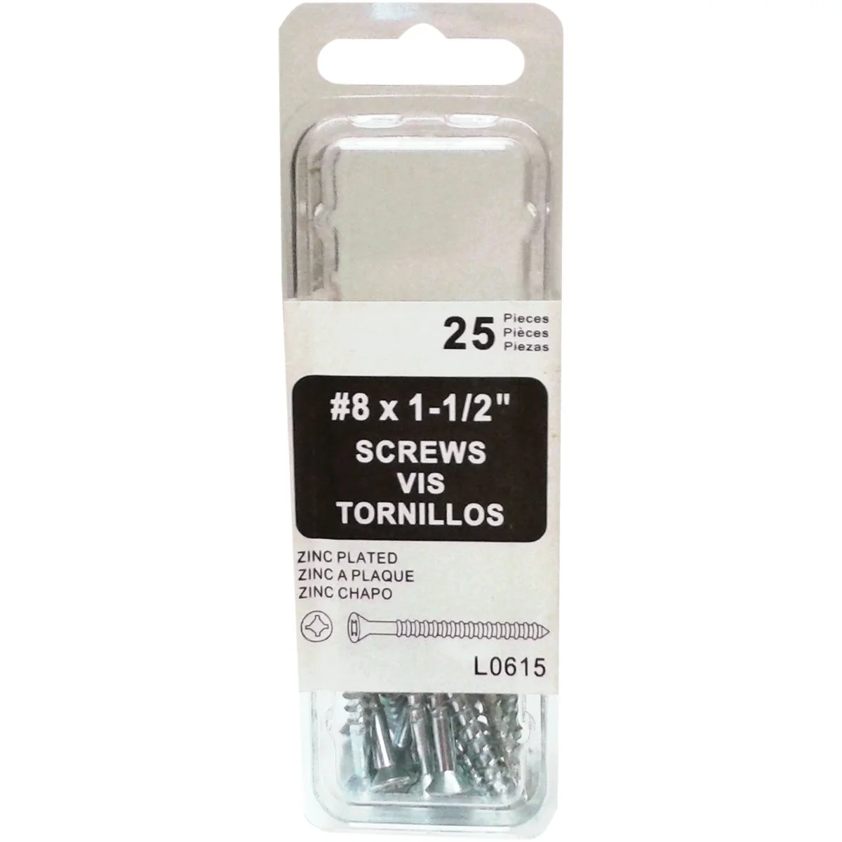 Outstanding Amerimax 1.5 In. Zinc Coated Galvanized Screw 25-Pack Reliable