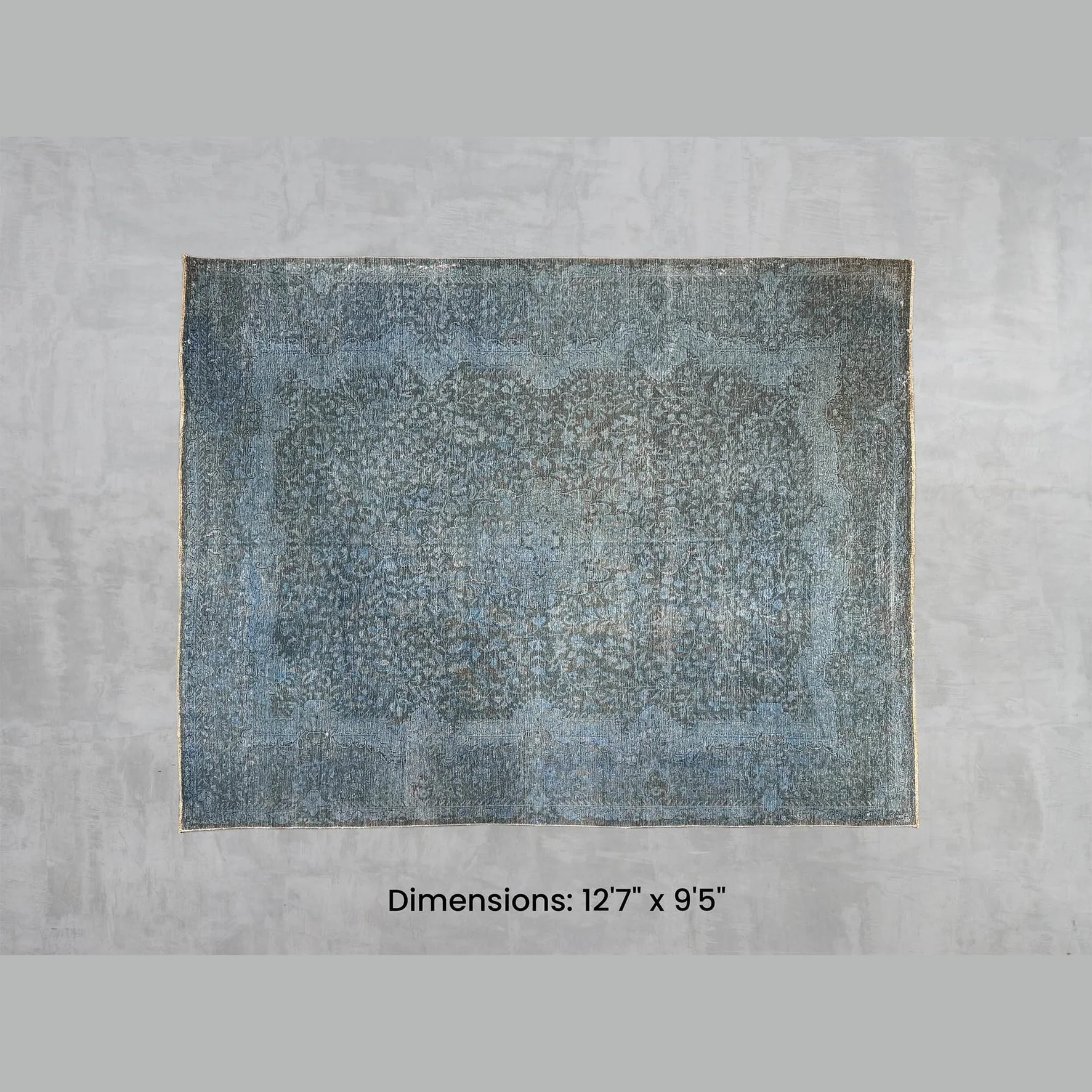 Top-Quality Namaste Rug - Blue 12'7 x 9'5 Eco-Friendly