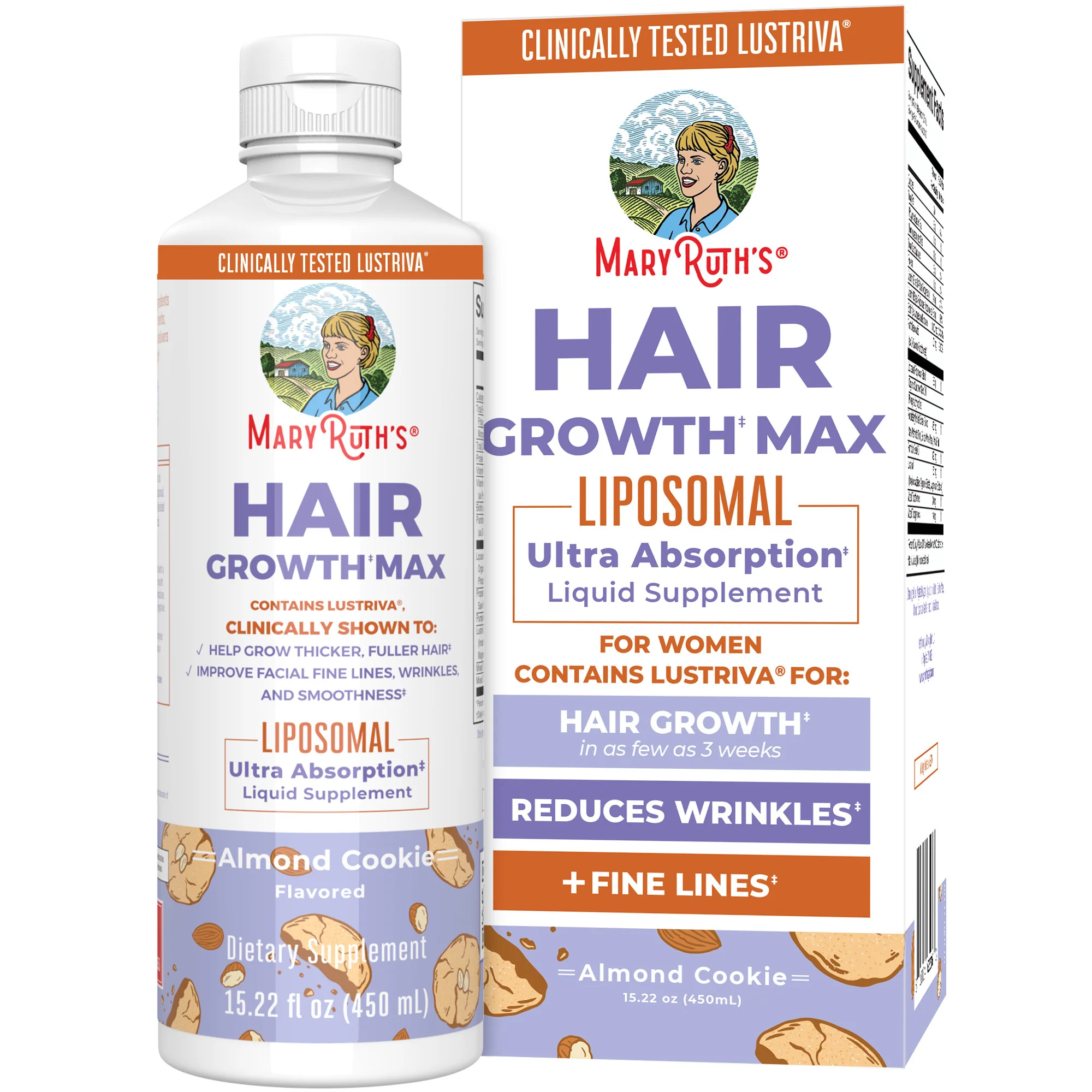 Natural MaryRuth's Hair Growth Max Liposomal Smooth