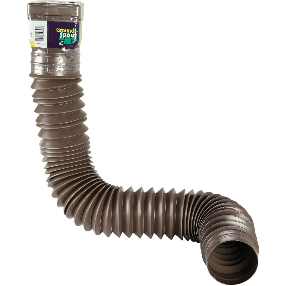 Luxury Spectra Metals Ground Spout 22 In. to 48 In. Brown K-Style Polypropylene Downspout Extender Practical