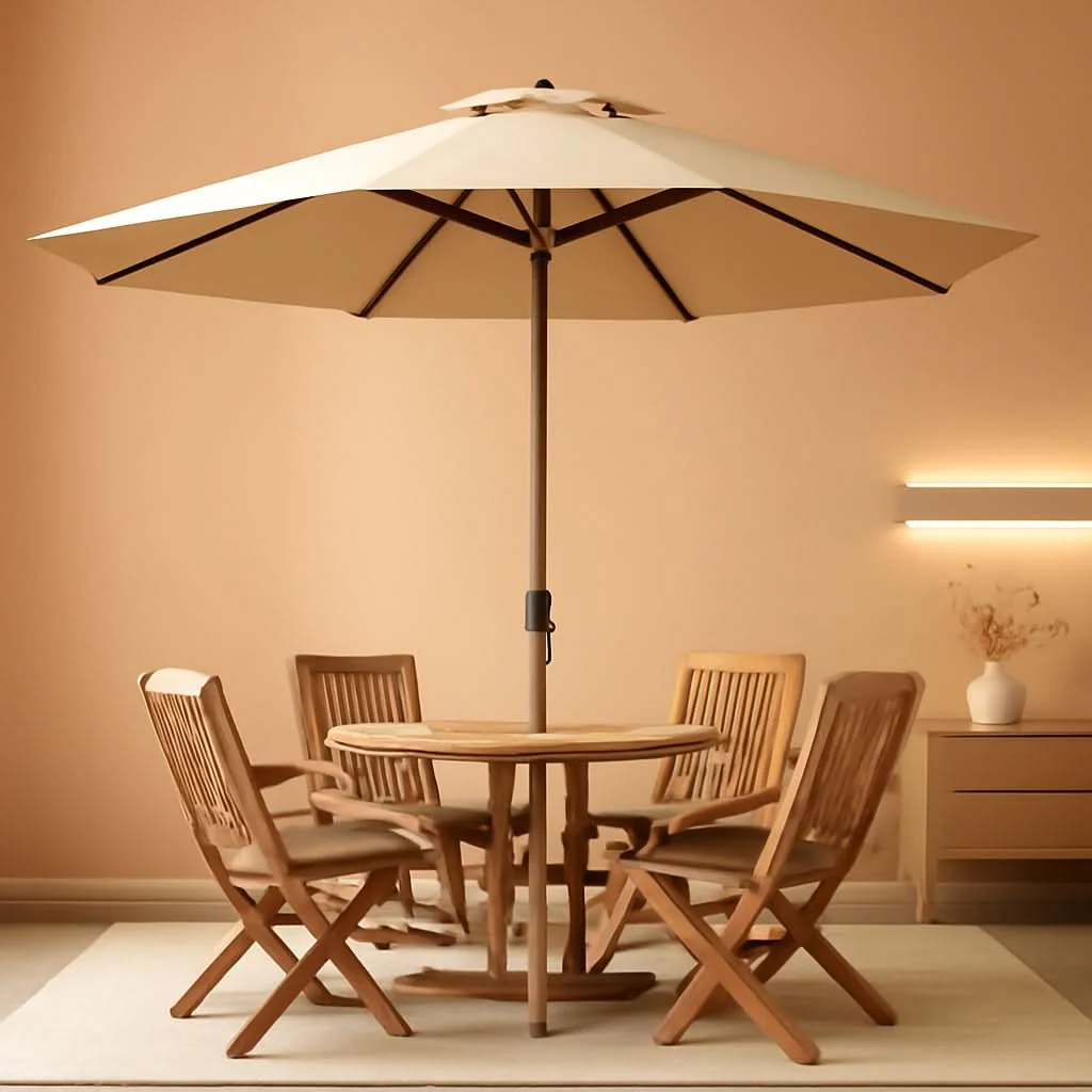 High-Performance 9 Foot Outdoor Patio Umbrella With Push Button Tilt Proven