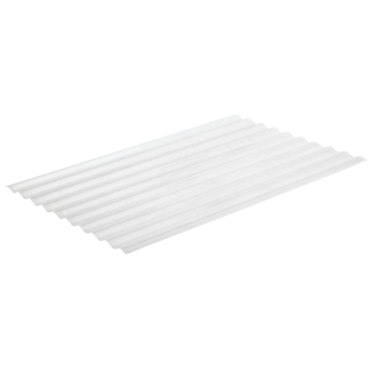 Responsible Sequentia Super600 26 Ft. In. x 10 Ft. White Round Fiberglass Corrugated Panels Minimalist