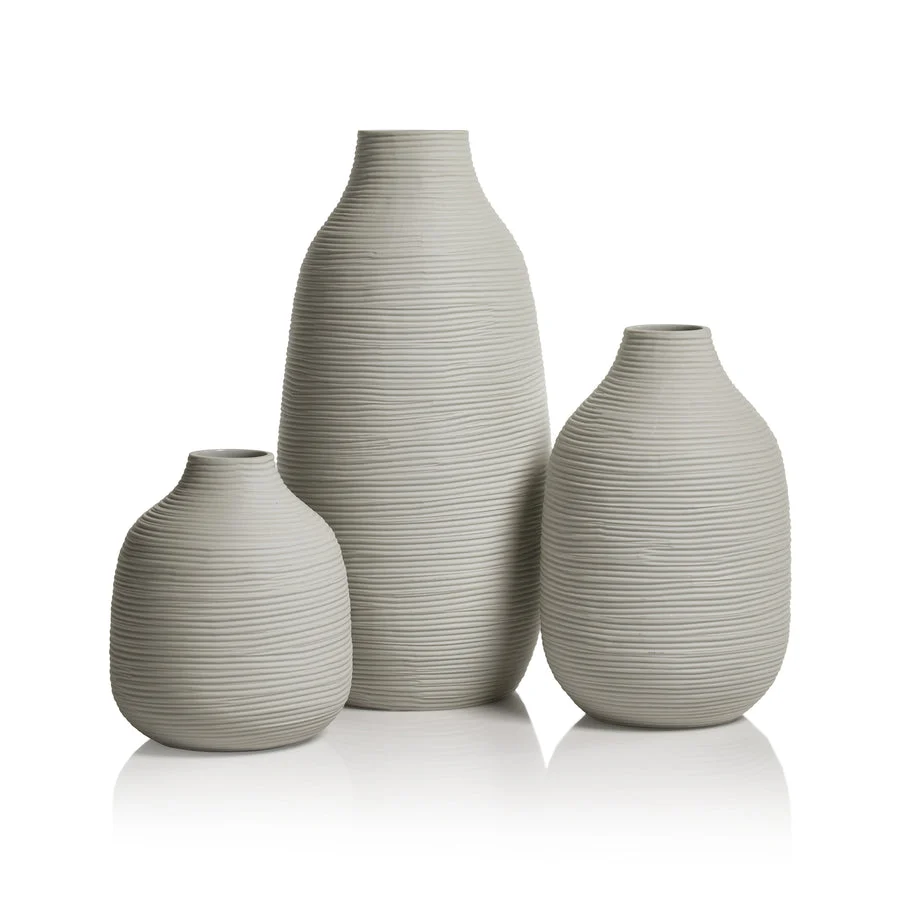 Genuine Delano Porcelain Vase - White - Medium Top-Quality